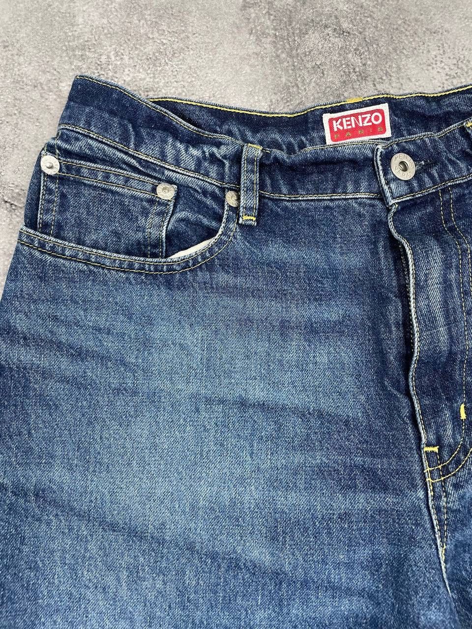 Kenzo Kenzo Paris Men Denim Jeans Blue Straight Fit High Waist Size US 29 - 8 Thumbnail