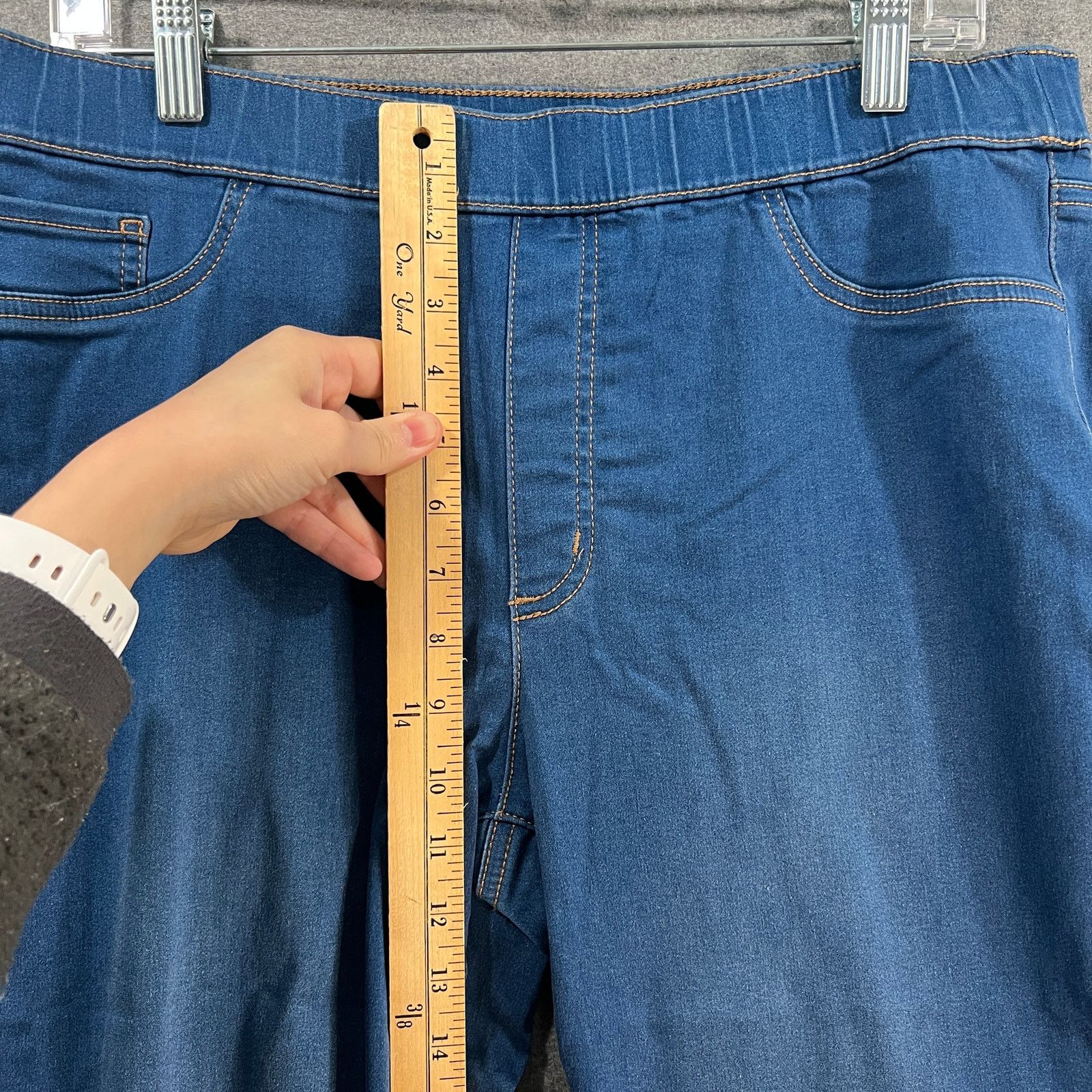 Other Joan Rivers Petite Slim Boot-Out Denim Jeans Indigo Medium Size 30" / US 8 / IT 44 - 7 Thumbnail