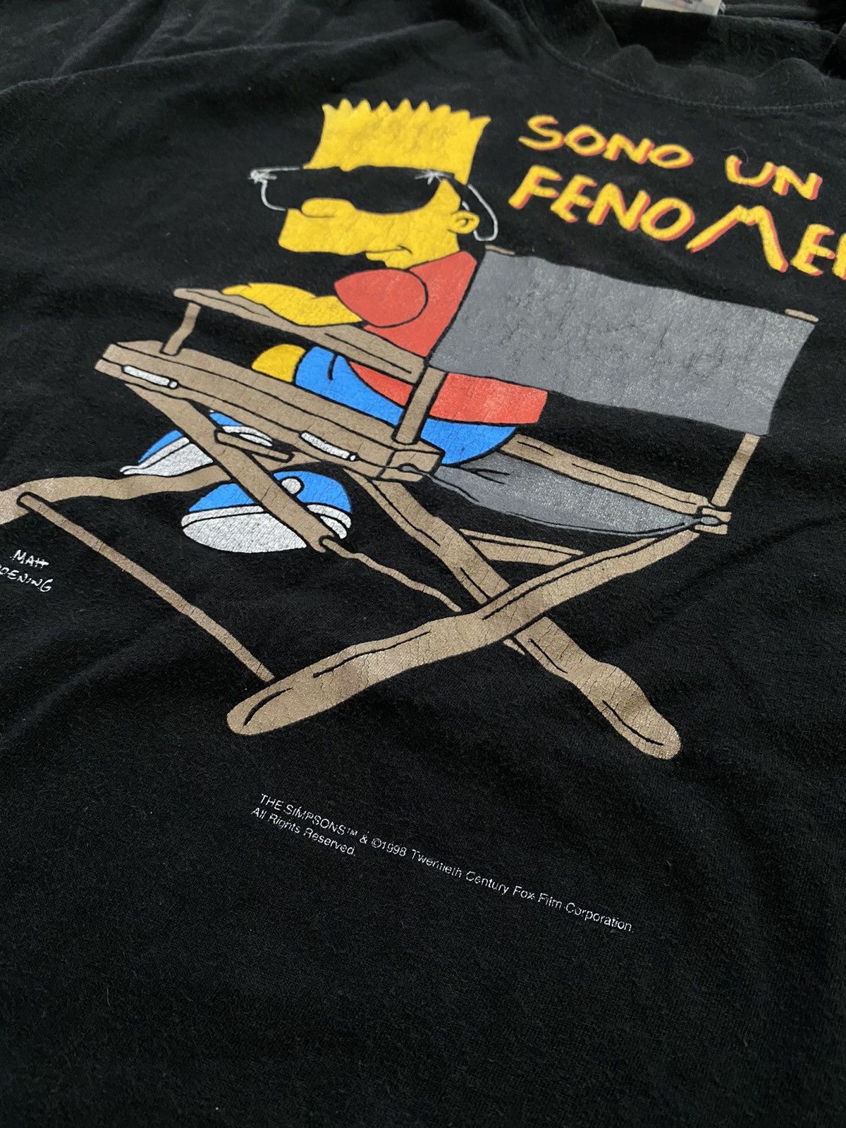 The Simpsons × Vintage 🌝 Vintage 1998 T-Shirt The Simpsons BART Sono Un Fenomeno Size US L / EU 52-54 / 3 - 3 Thumbnail