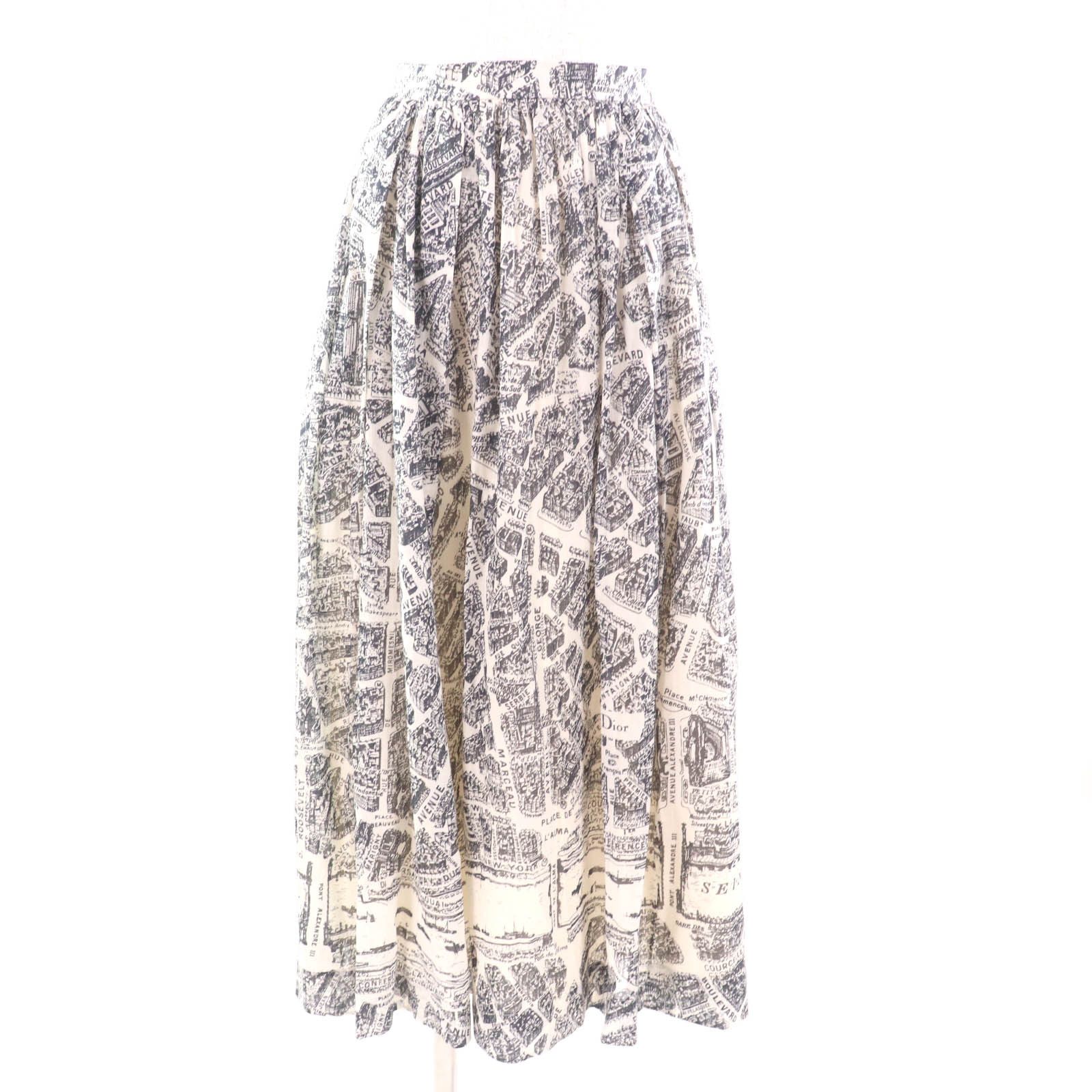 Dior Dior Christian Dior 351J90A3294 Cotton Skirt Cotton Skirts 351J90A3294 Size ONE SIZE - 1 Thumbnail