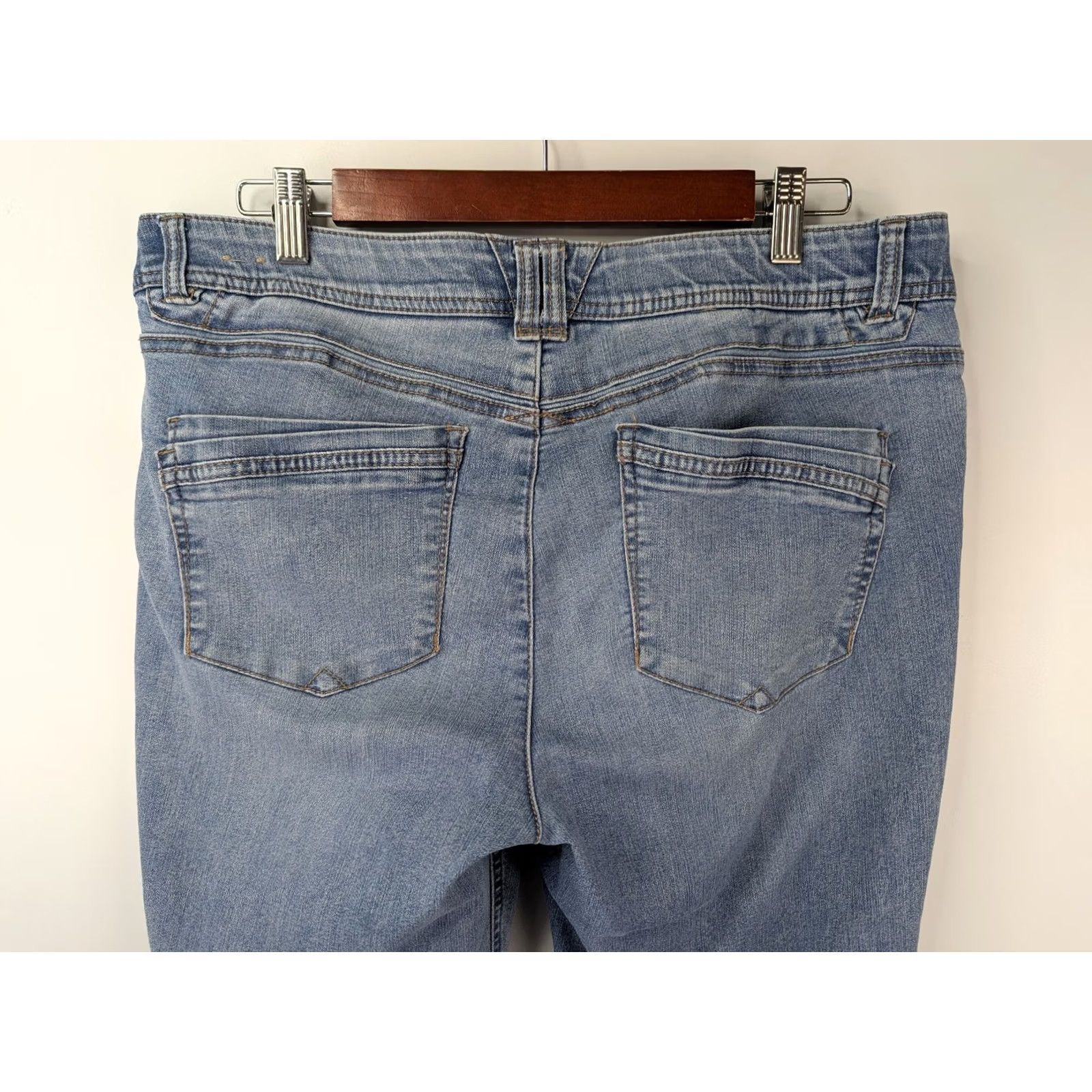 Vintage Democracy Ab Technology Slim Ankle Jeans Blue Medium Wash Womens Size 14 Size 36" / US 14 / IT 50 - 4 Thumbnail