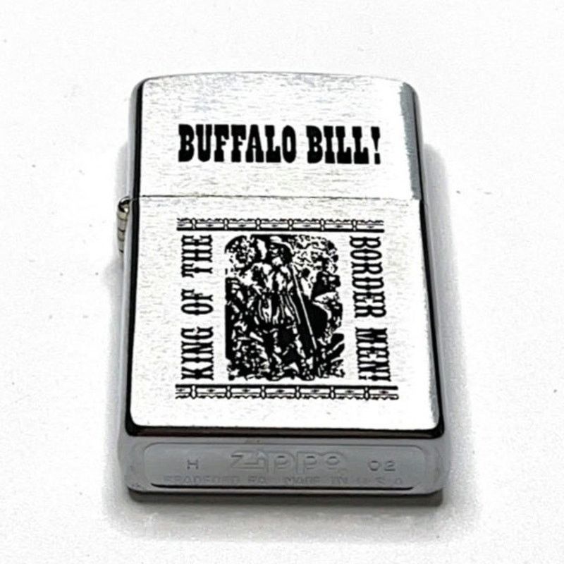 Zippo Vintage Zippo–Buffalo Bill “King of the Border Men!” Damaged Size ONE SIZE - 1 Thumbnail