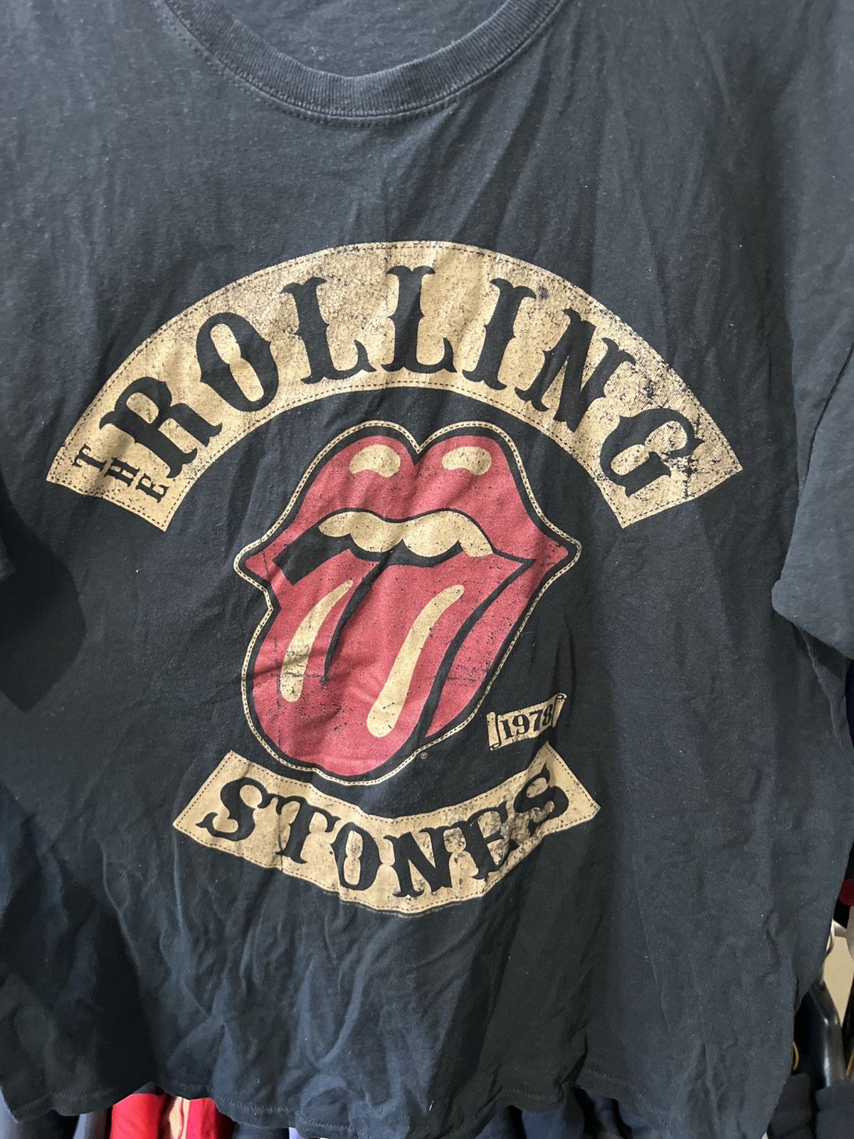 Band Tees 2017/2018 VINTAGE THE ROLLING STONES LIPS GRAPHIC TOUR TEE Size US L / EU 52-54 / 3 - 3 Thumbnail