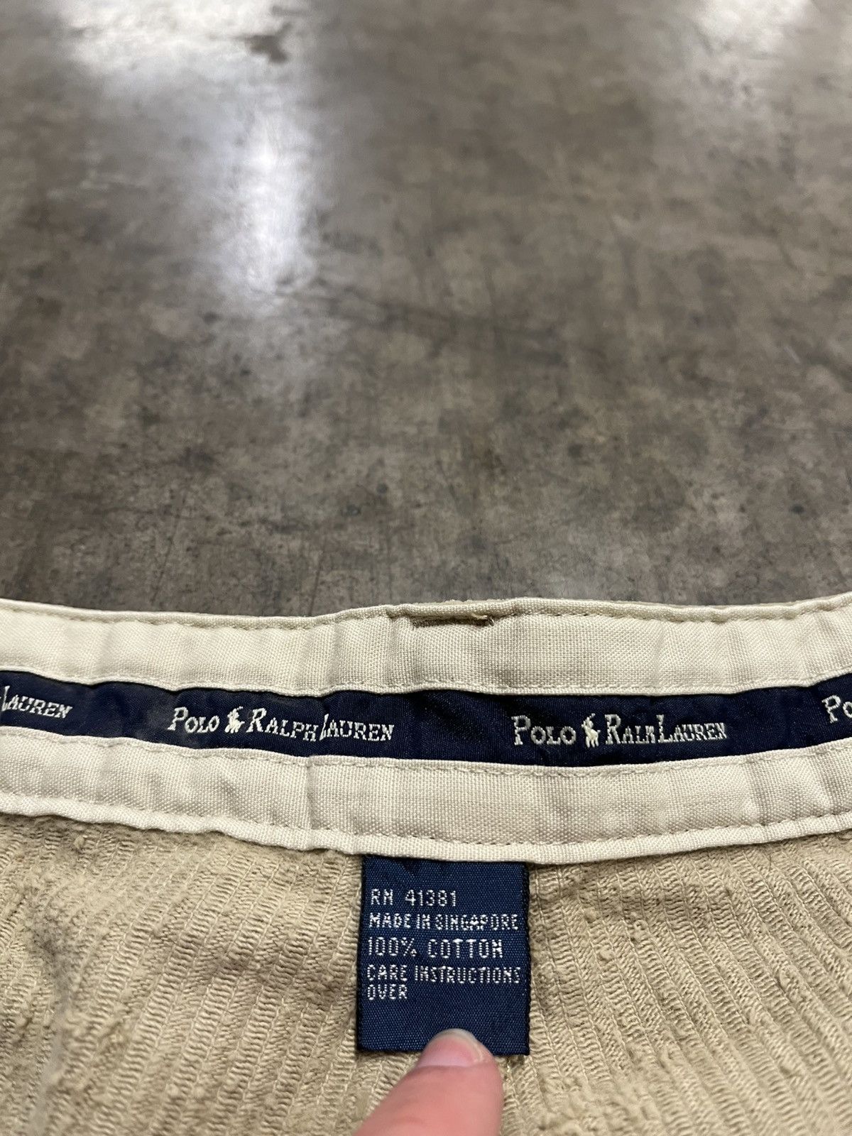 Polo Ralph Lauren × Vintage Polo Ralph Lauren vintage corduroy pants baggy preppy skater Size US 36 / EU 52 - 8 Thumbnail