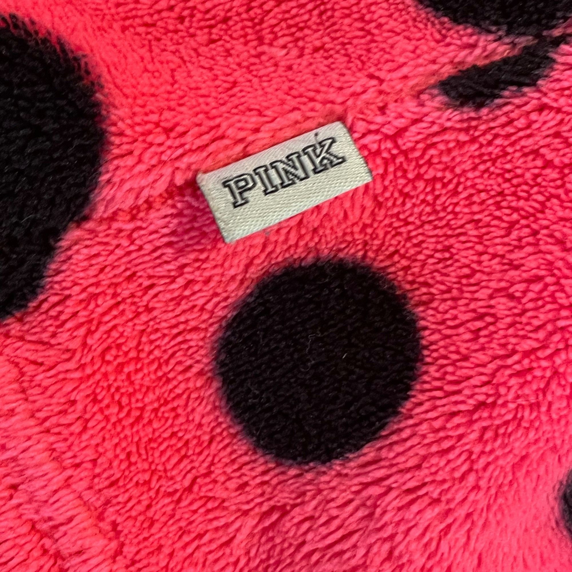 Victoria's Secret Victoria's Secret Bright PINK Women's XS Polka Dot Thick Sof Size ONE SIZE - 6 Thumbnail