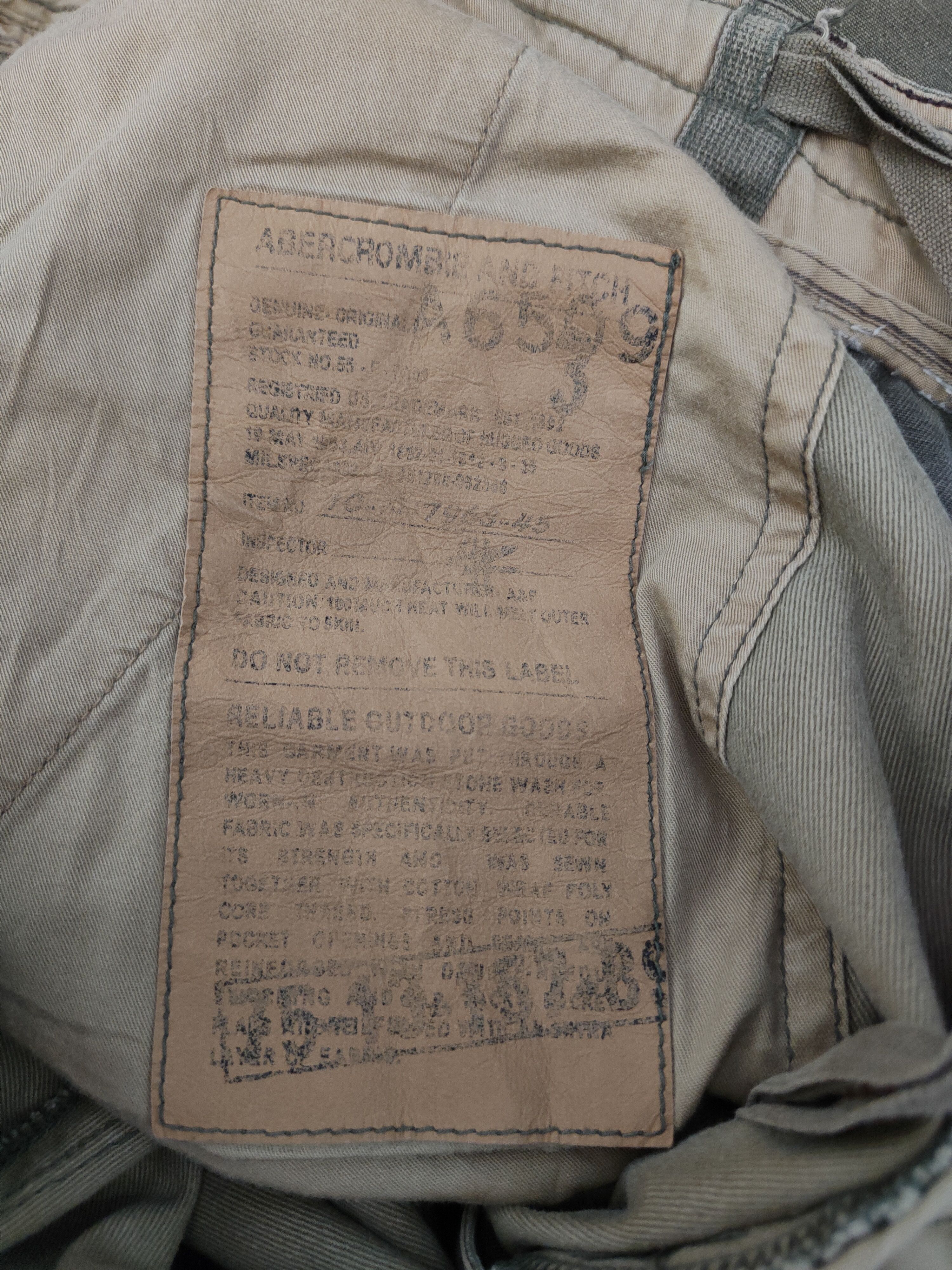 Abercrombie & Fitch DLL Abercrombie Camouflage Multipocket Cargo Pants #182 Size US 32 / EU 48 - 14 Thumbnail