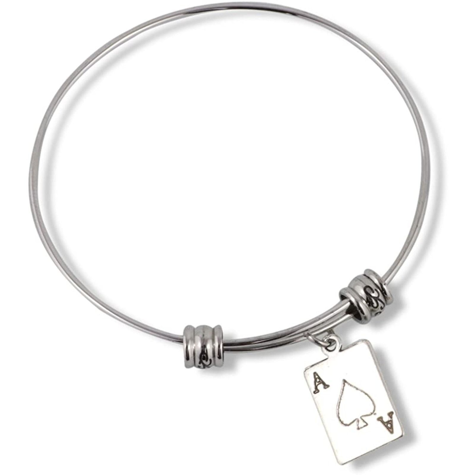 & Other Stories Ace of Spades Charm Bracelet Bangle Size ONE SIZE - 1 Thumbnail