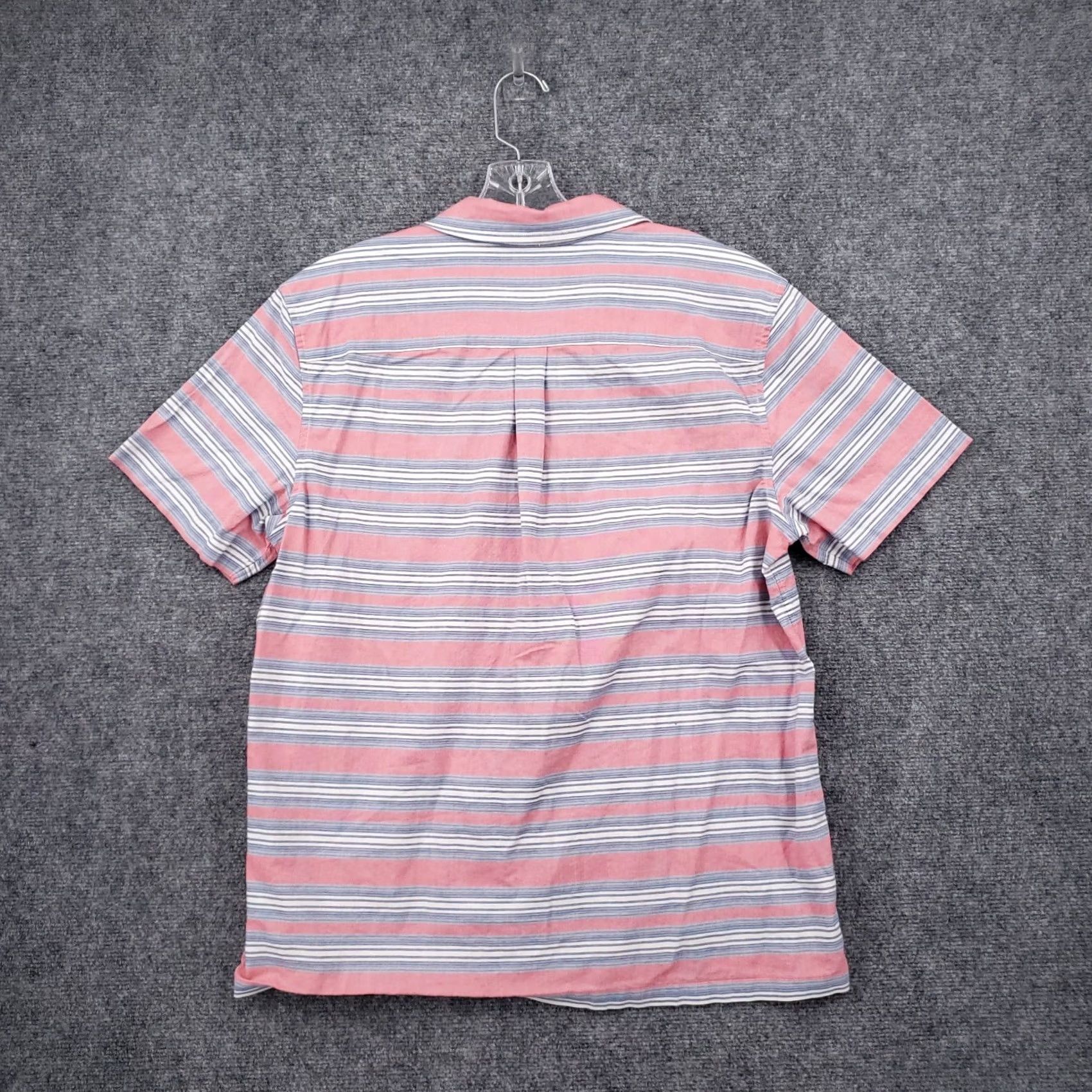 Vineyard Vines Vineyard Vines Button Up Shirt Men Medium Red Canaba Stripe Short Sleeve Stretch Size US M / EU 48-50 / 2 - 2 Thumbnail