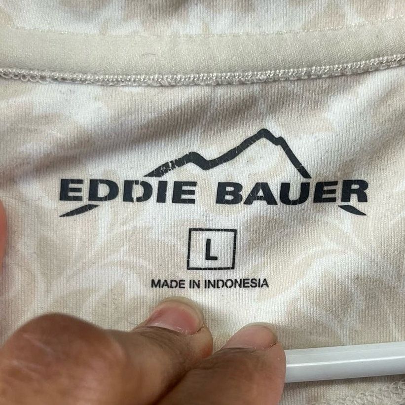 Eddie Bauer Eddie Bauer Jacket Large 1/4 Zip Mock Neck Spandex Stretch Size L / US 10 / IT 46 - 5 Thumbnail