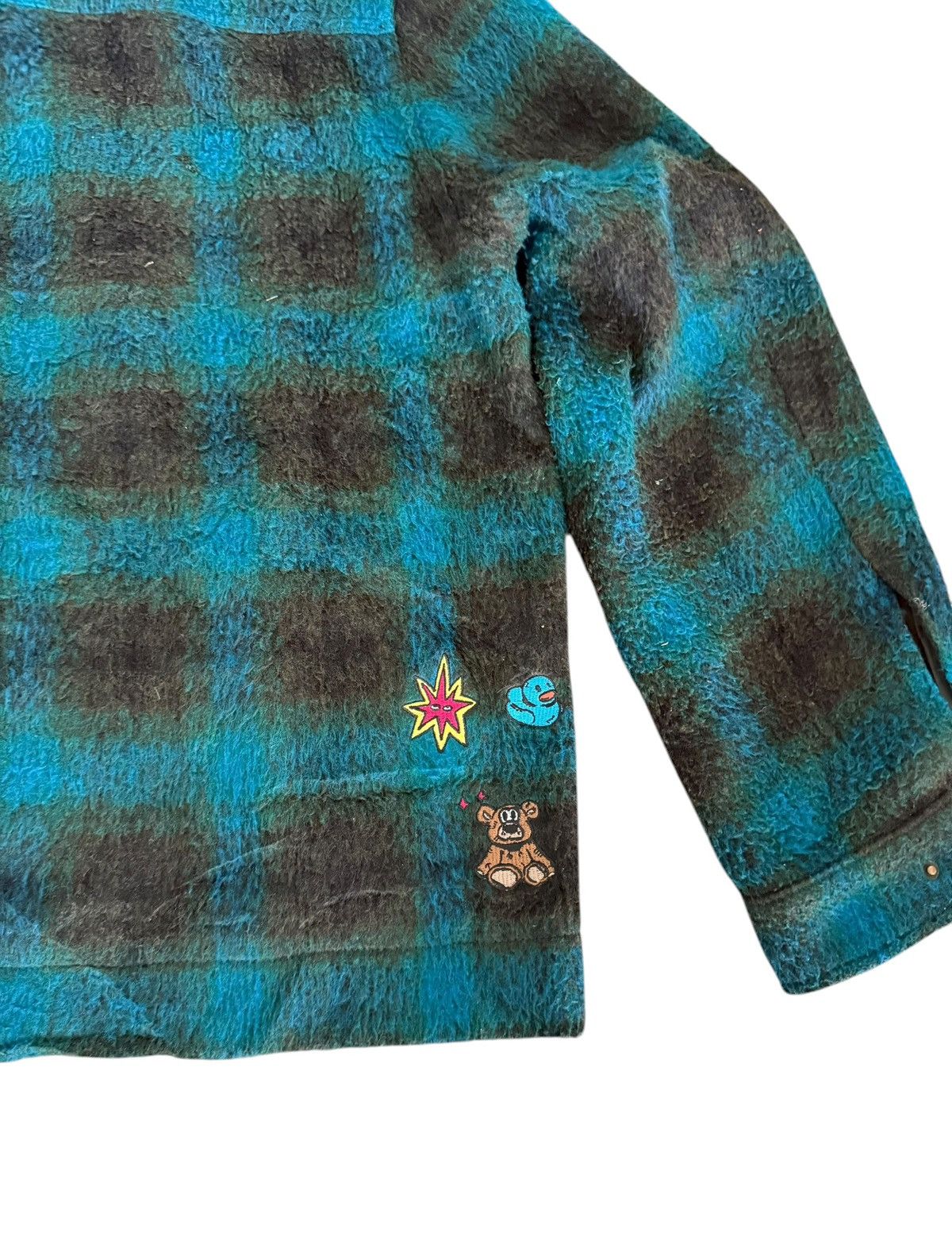 Mademoiselle Non Non ZARA Unauthorised Piece Jacket 4 Pocket Shadow Plaid Size L / US 10 / IT 46 - 8 Thumbnail
