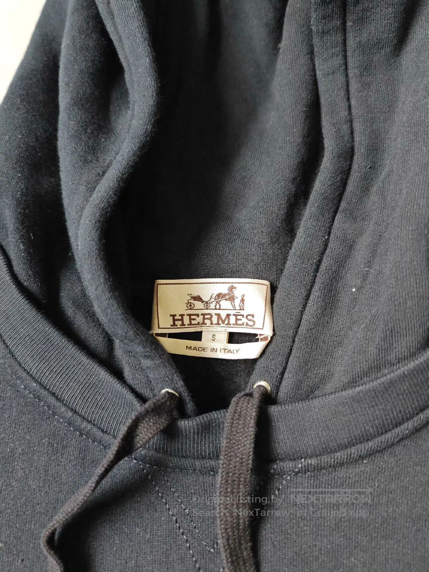 Hermes Hermes Navy Hoodie Sweatshirt S. Size US S / EU 44-46 / 1 - 3 Thumbnail