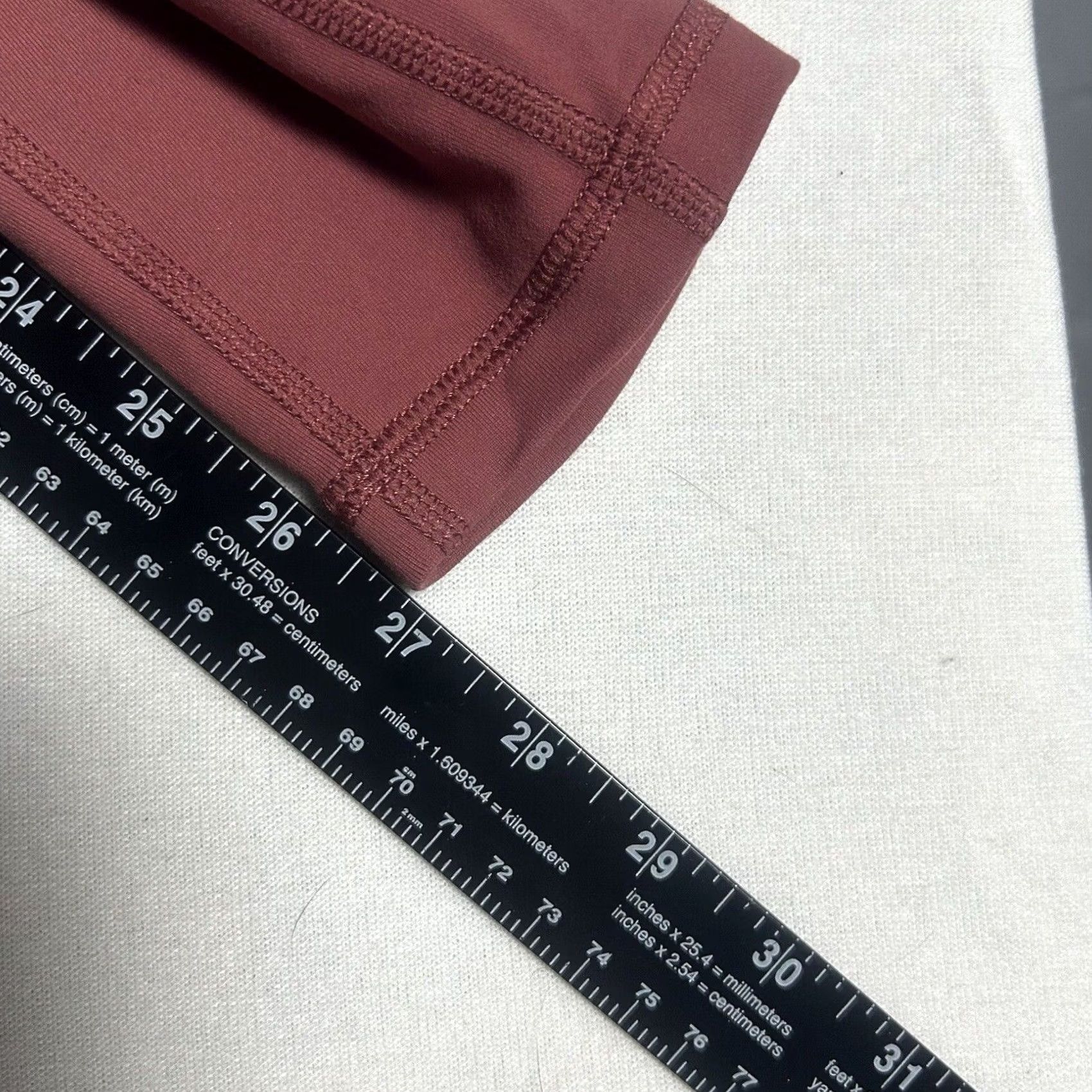 Vintage RBX Activewear Leggings Ankle Size S Women Nylon Spandex Side Pocket Stretch Size 32" / US 10 / IT 46 - 5 Thumbnail