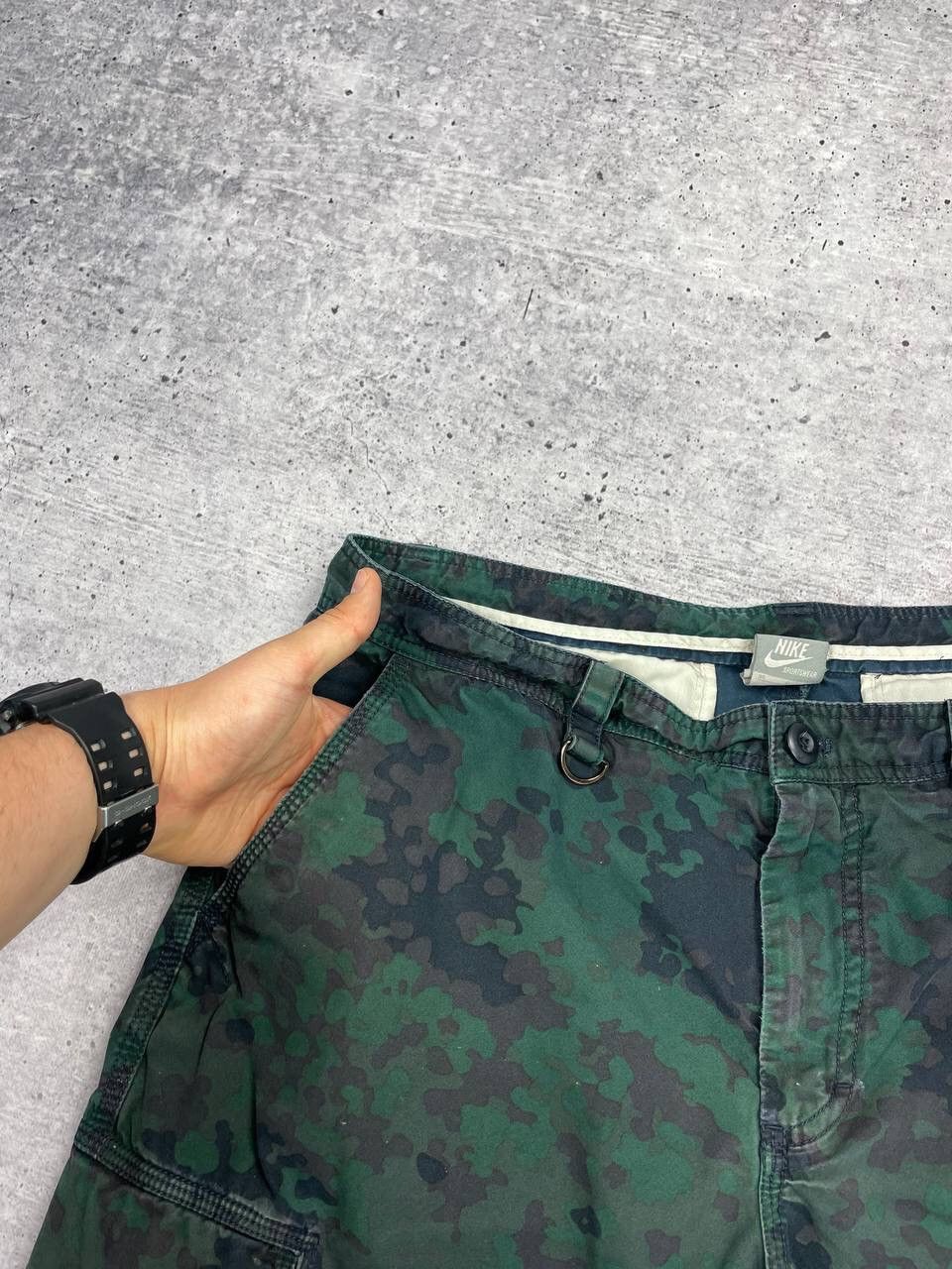 Nike Vintage Nike 90’s Y2K Style Drill Military Cargo Shorts Size US 34 / EU 50 - 10 Thumbnail