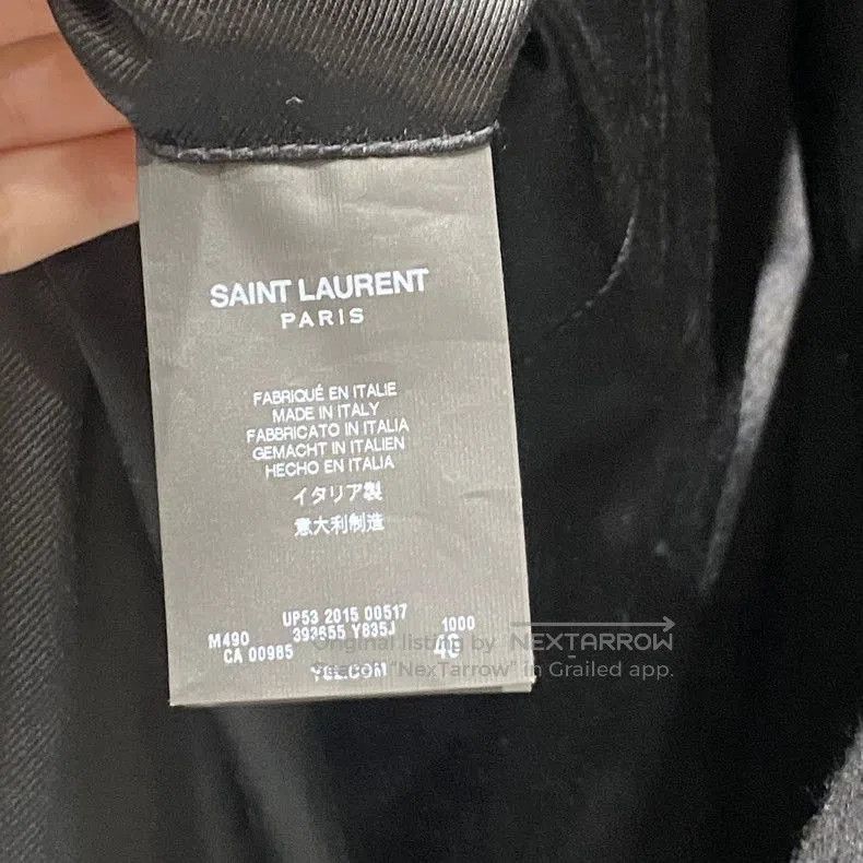 Saint Laurent Paris Saint Laurent Paris Wool Chesterfield Coat. Size US S / EU 44-46 / 1 - 4 Thumbnail