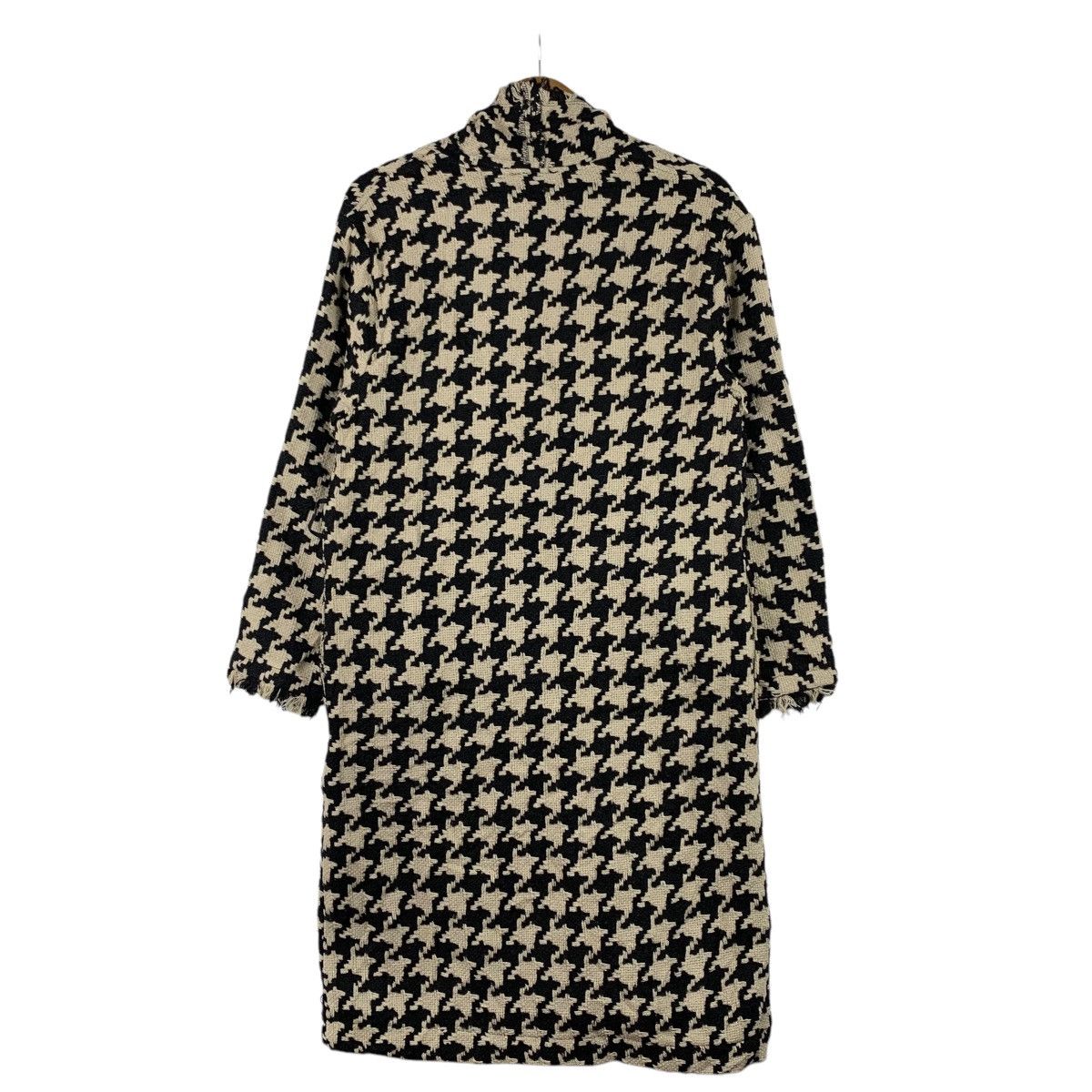 Vintage KATE By LALTRAMODA Houndstoth Italy Check Tartan Trench Coat Size US M / EU 48-50 / 2 - 3 Thumbnail