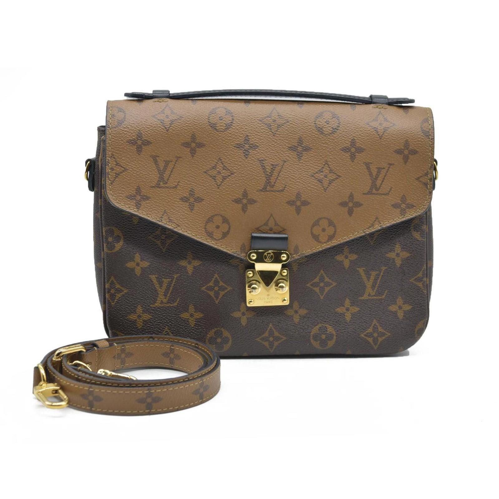 Louis Vuitton $2790 Louis Vuitton Reverse Monogrm Pochette Metis SD0169 Size ONE SIZE - 1 Thumbnail