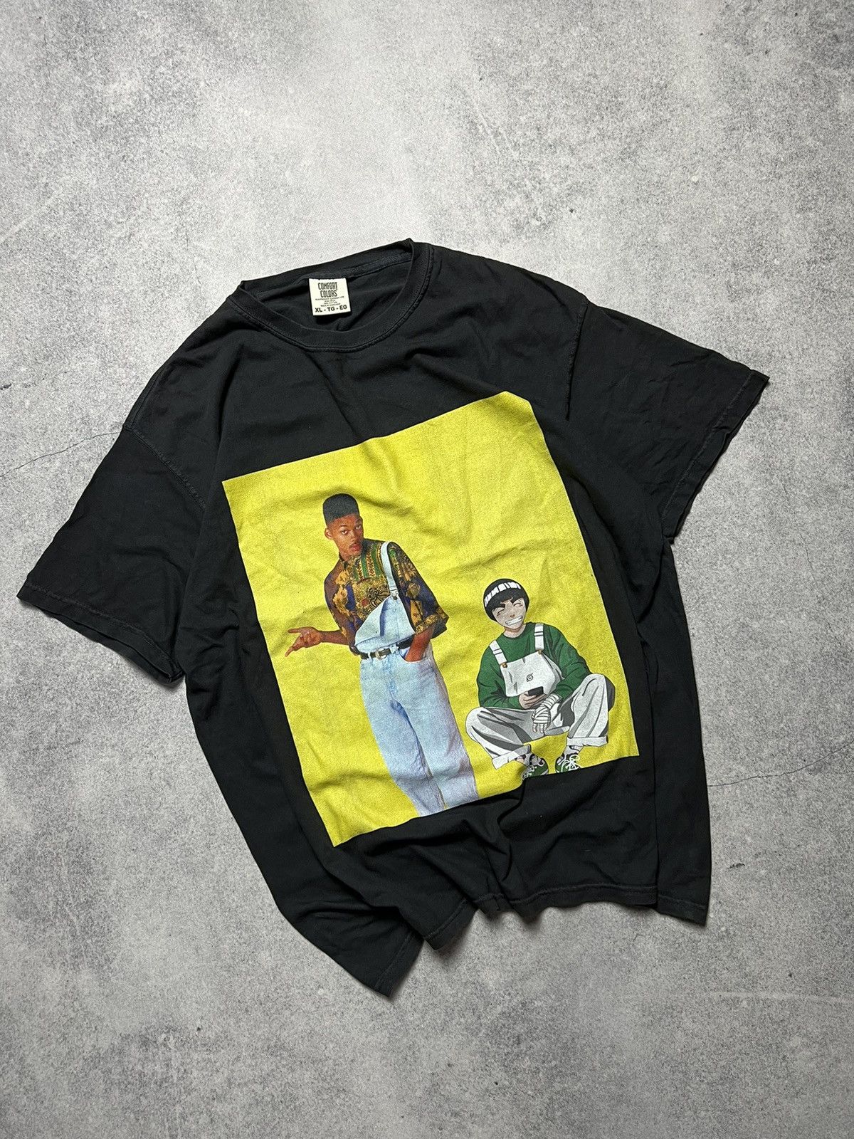 Anime Will smith&Rock Lee Naruto Movie Anime Y2K Tee Shirt Size US XL / EU 56 / 4 - 1 Thumbnail