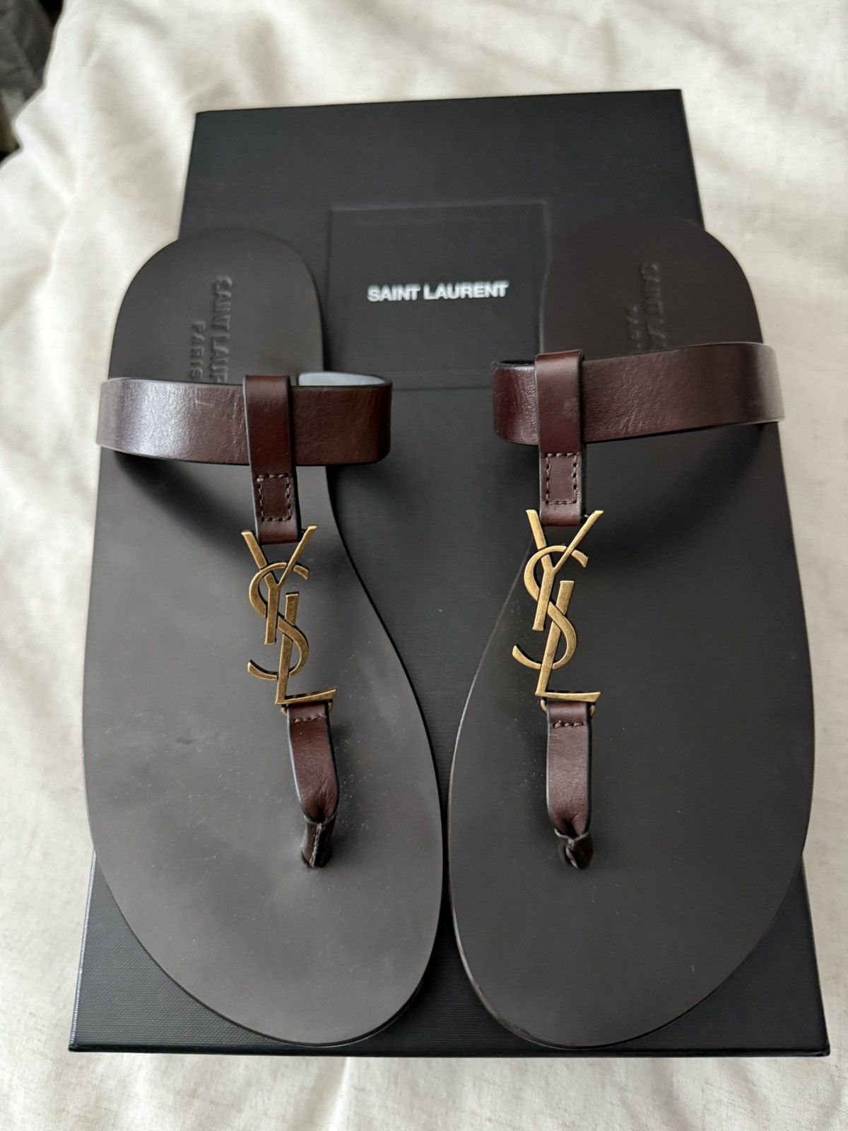 Yves Saint Laurent Saint Laurent Thong Sandals Size US 8 / EU 41 - 5 Thumbnail
