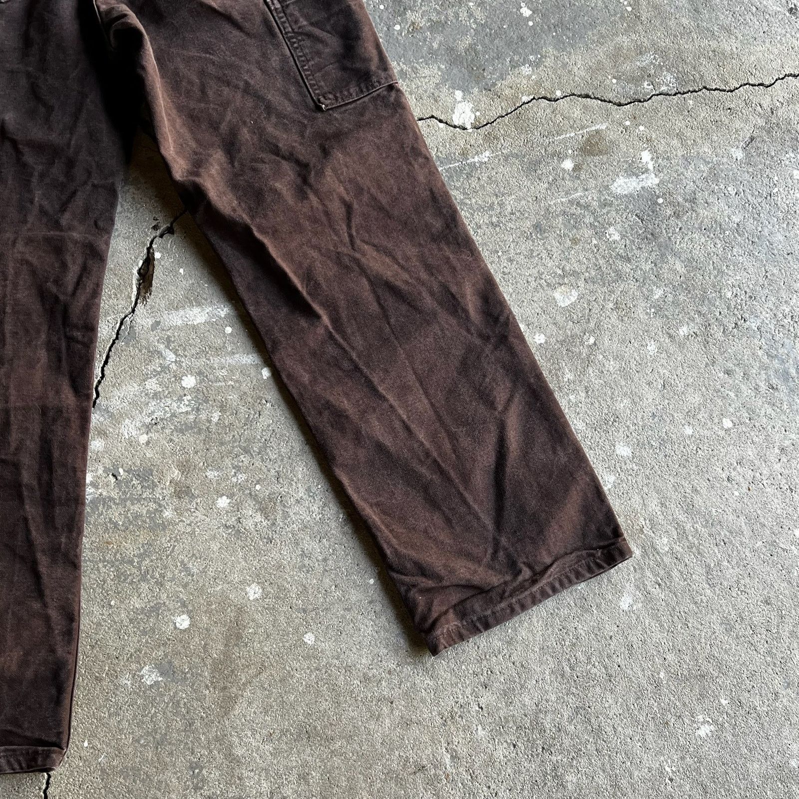 Carhartt × Vintage Carhartt brown double knee work wear carpenter pants Size US 30 / EU 46 - 6 Thumbnail