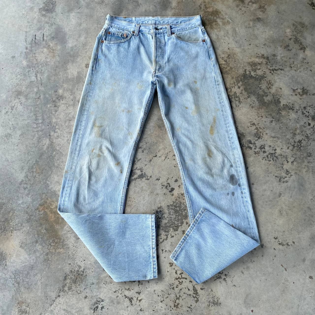 Levi's × Vintage VINTAGE 1989 LEVIS 501XXSTONEWASH DIRTY 555 BUTTON W29X32.5 Size US 29 - 13 Thumbnail