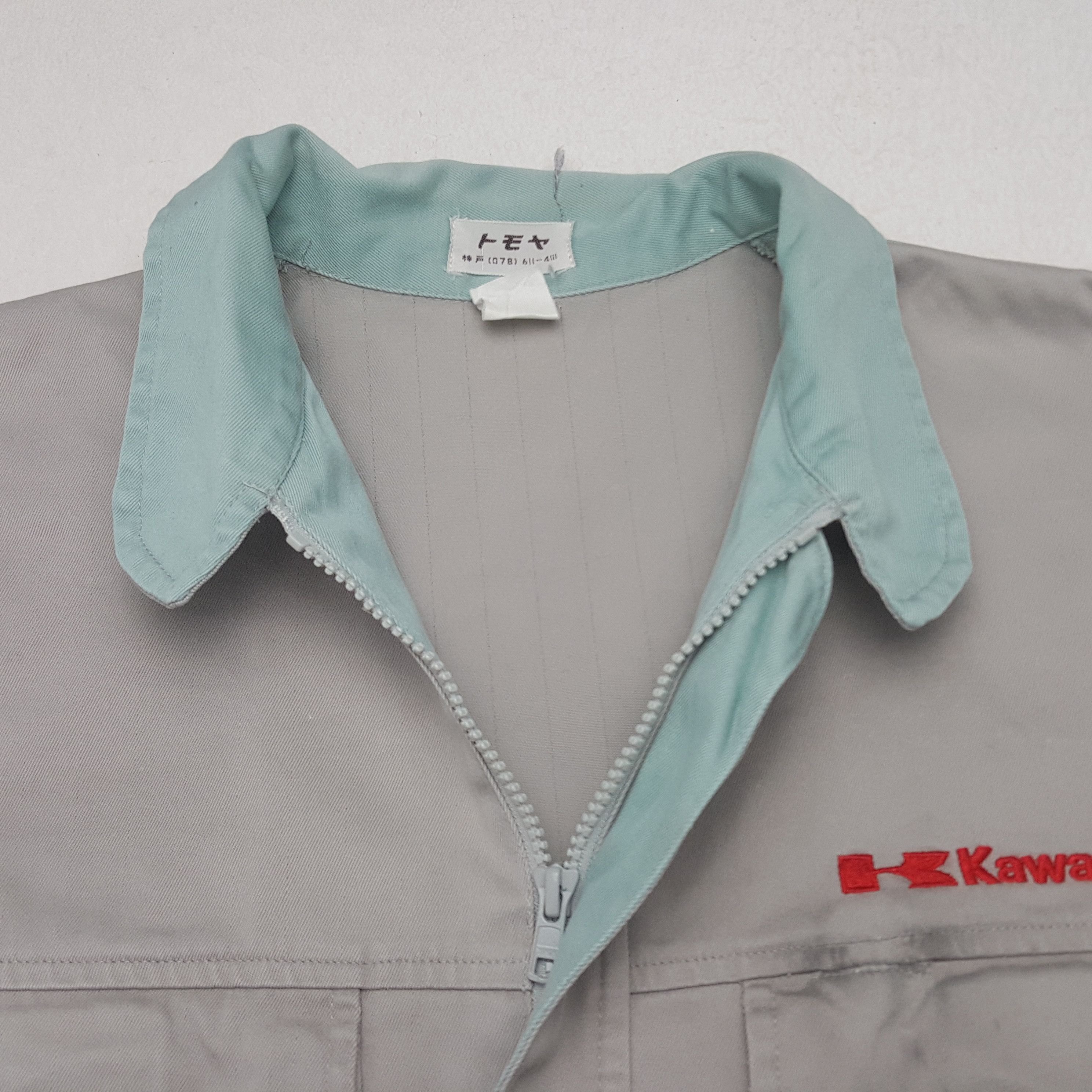 Japanese Brand × Vintage Vintage Kawasaki Worker Custom Logo Uniform Japan Jacket Size US L / EU 52-54 / 3 - 5 Thumbnail