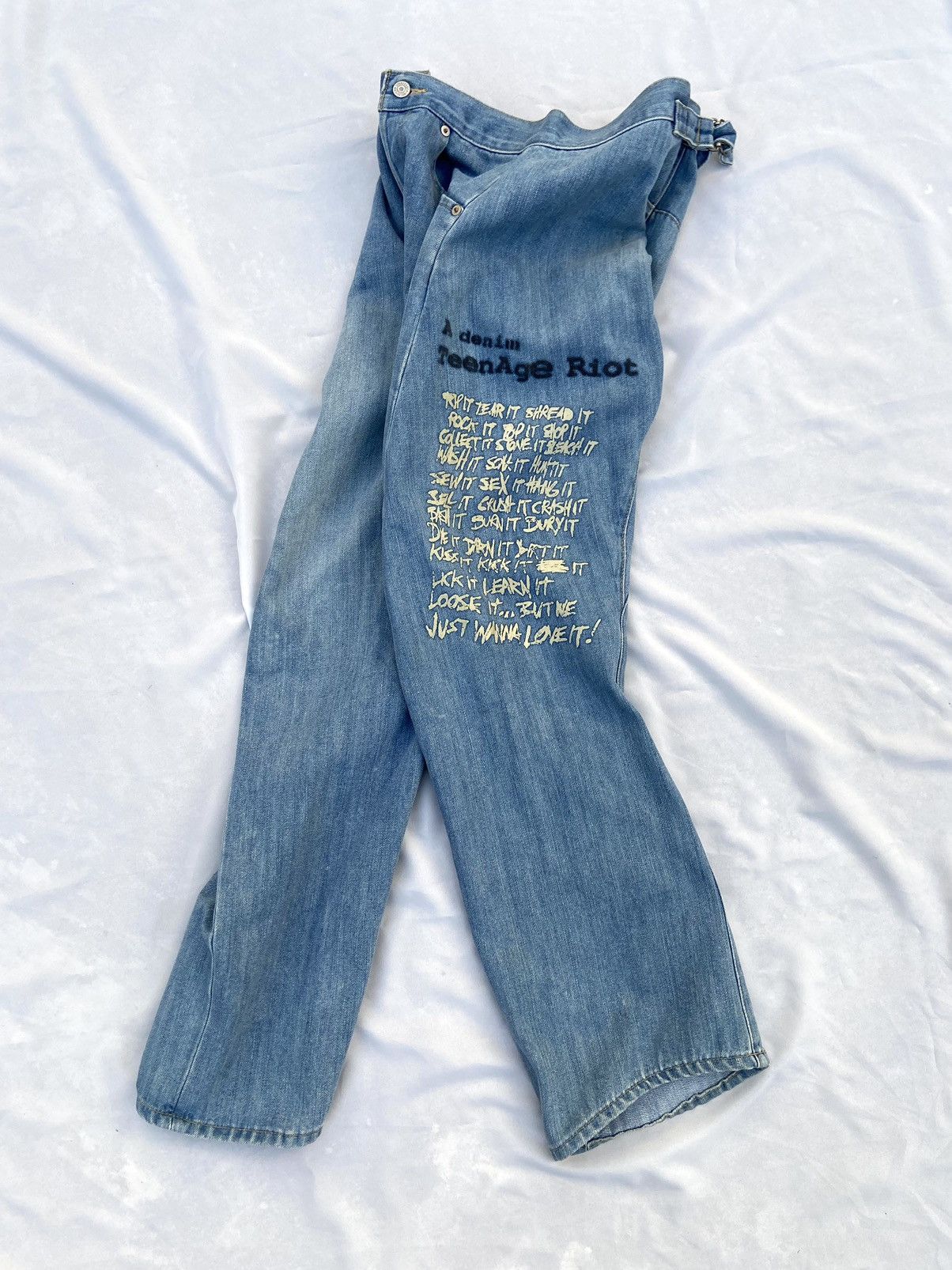 image of If Six Was Nine x Levis Vintage Clothing A Denim Teneeage Riot Levis Engineered Jeans Loose (Size 3