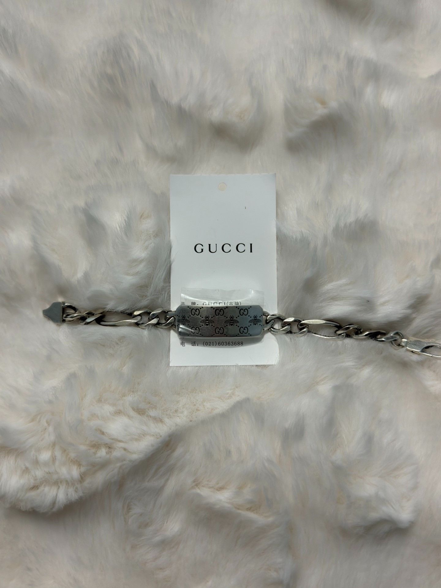 Gucci Gucci's new double g silver bracelet 2501-Nextarrow Size ONE SIZE - 1 Thumbnail