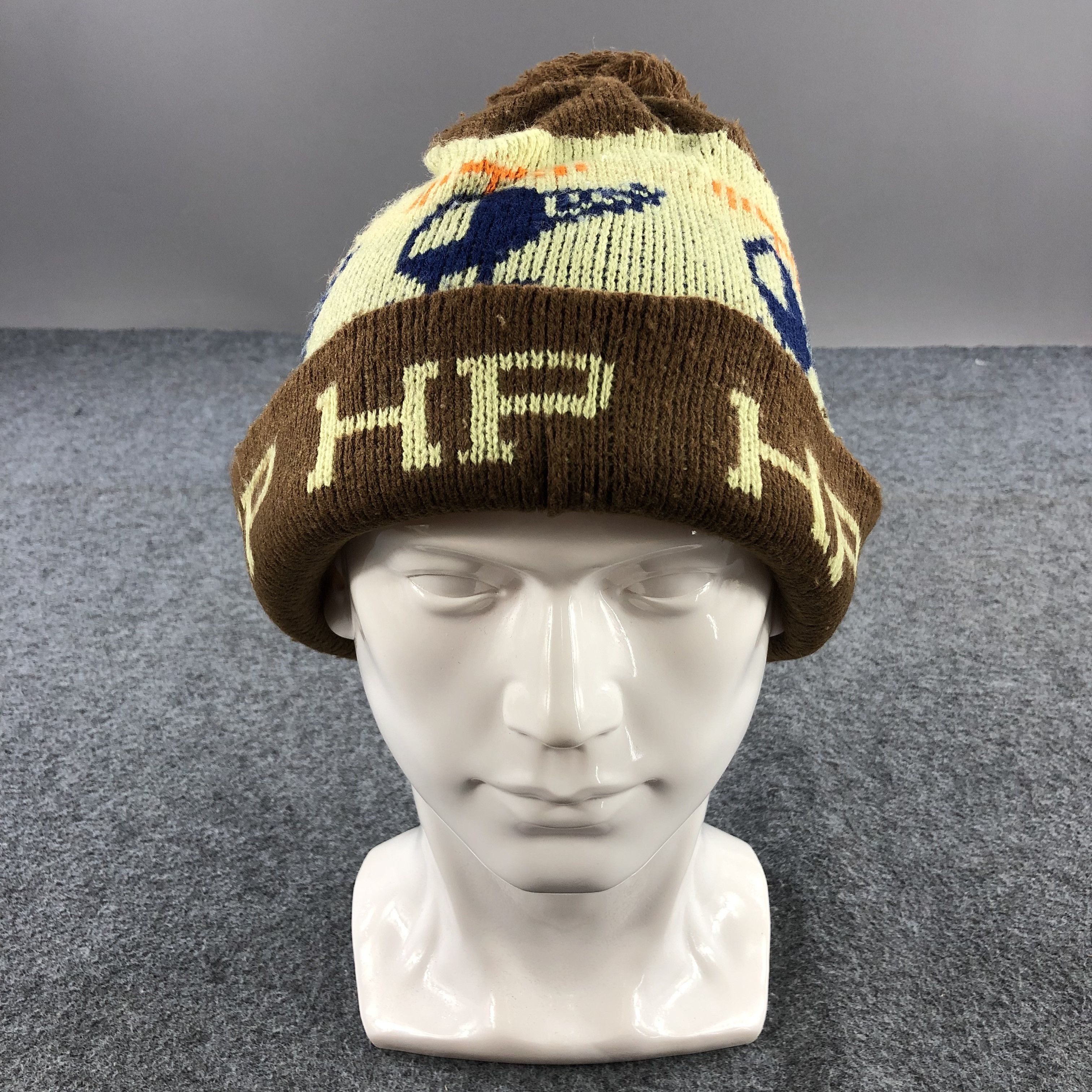 Vintage Unknown HP Helicopter Bobble Beanie Snowcap Snow Hat B197 Size ONE SIZE - 1 Thumbnail