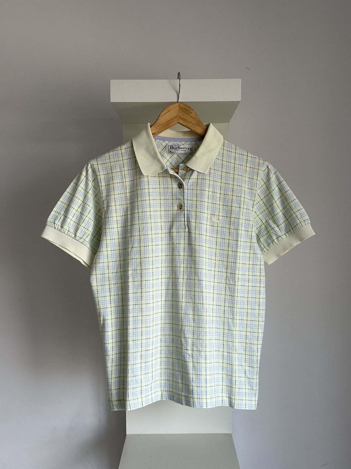 Burberry London Polo Burberry Vintage Shirt 90 90s Vintage - Main Image
