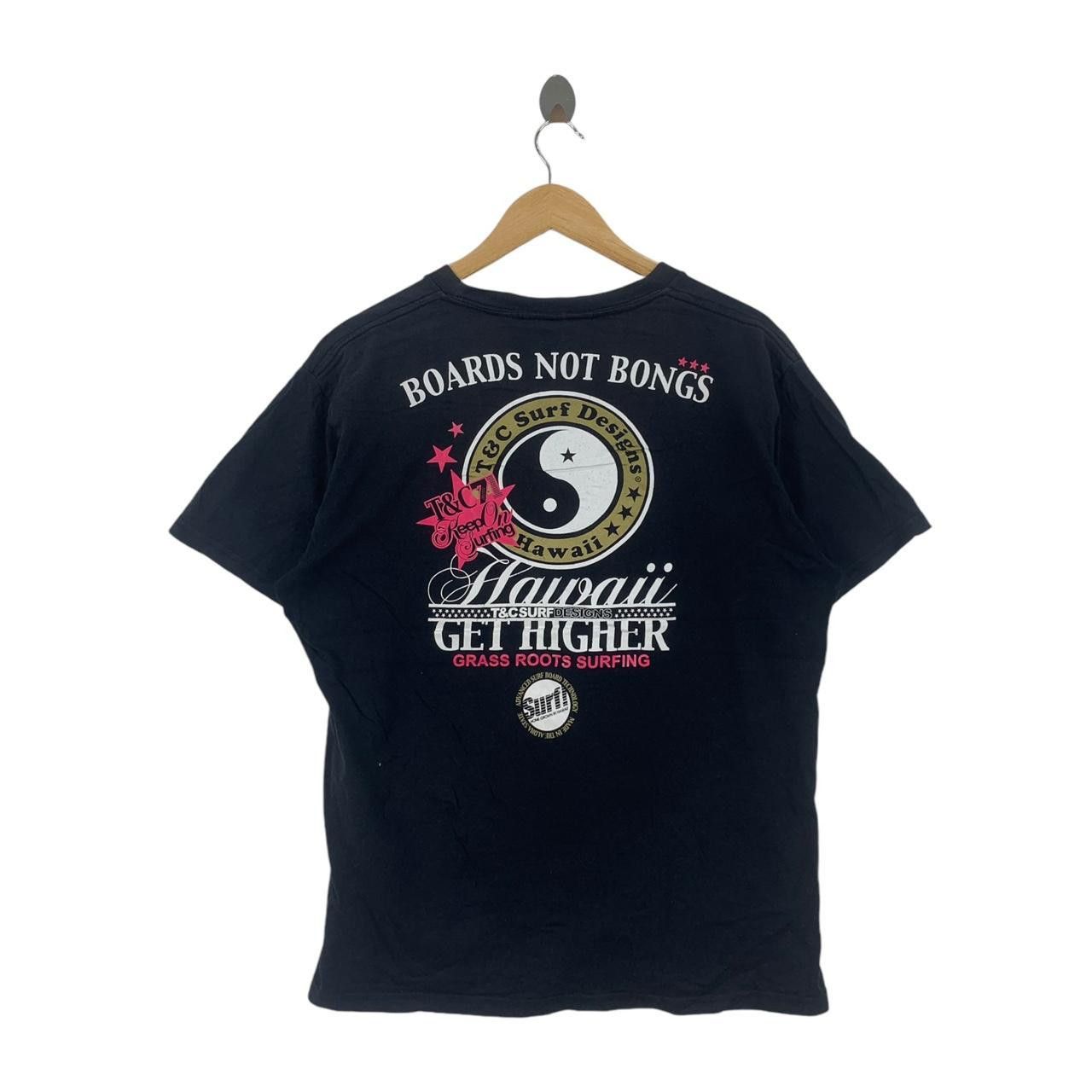 Vintage Vintage T&C SURF DESIGNS Board Not Bongs Tee Shirt Top Size US XL / EU 56 / 4 - 1 Thumbnail