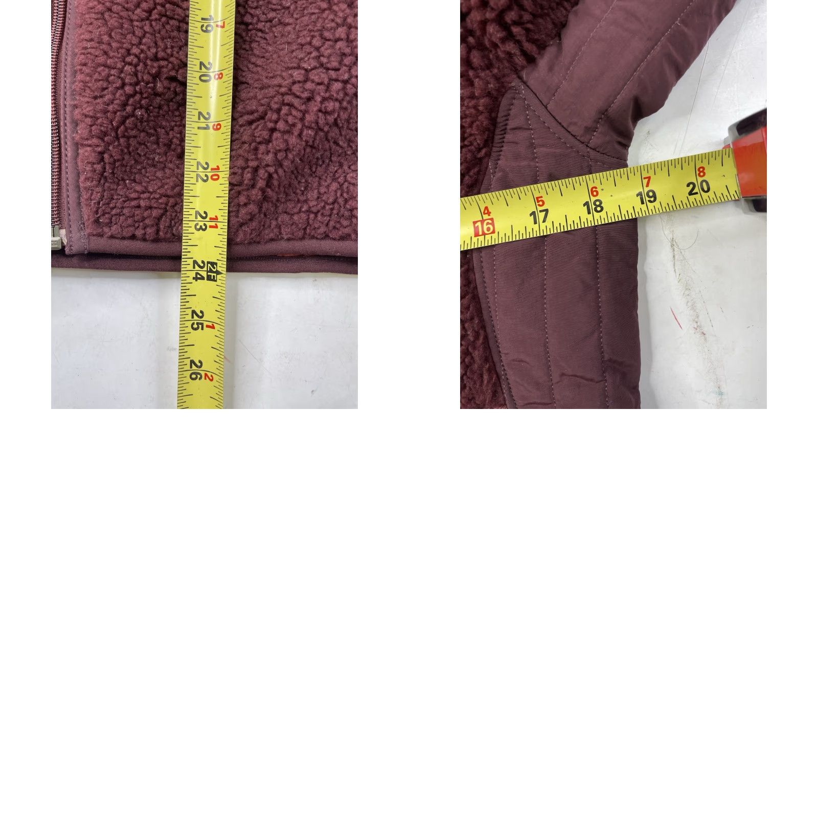 Patagonia VINTAGE Patagonia Synchilla Retro X Fleece Jacket Womens Small Burgundy Full Zip 23071 Size S / US 4 / IT 40 - 8 Thumbnail