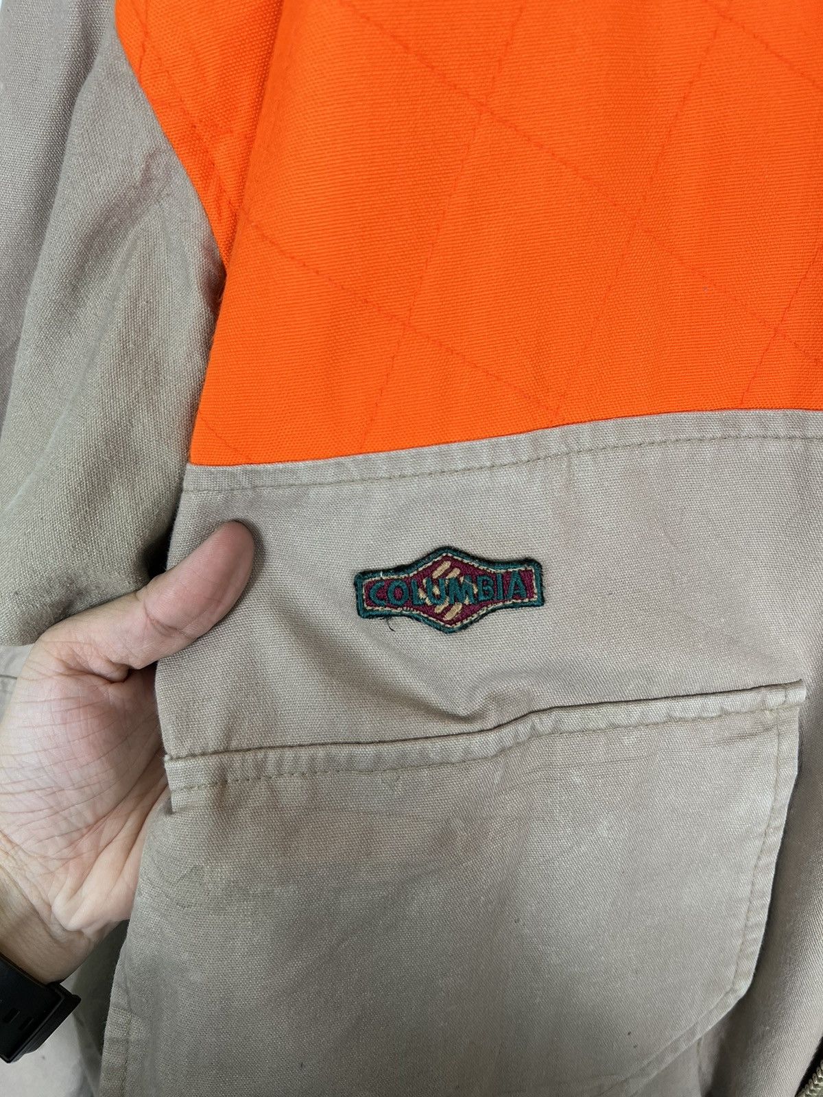 Columbia 🔥 90s VINTAGE COLUMBIA SAFARI HUNTING JACKET RADIAL SLEEVE Size US XXL / EU 58 / 5 - 13 Thumbnail