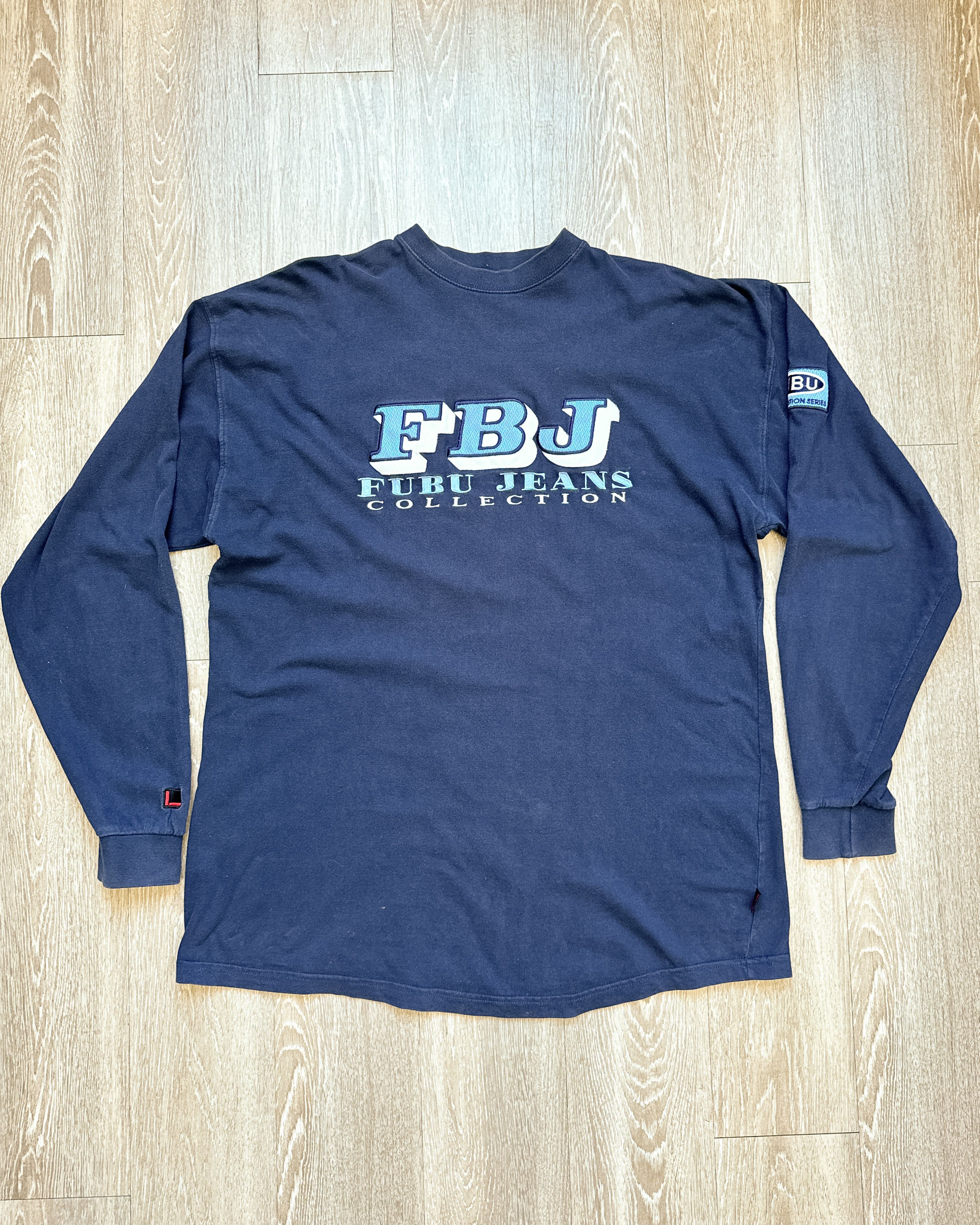 Fubu Vintage FUBU Jean Limited Edition FBJ T Shirt Embroidered XL Size US XL / EU 56 / 4 - 1 Thumbnail