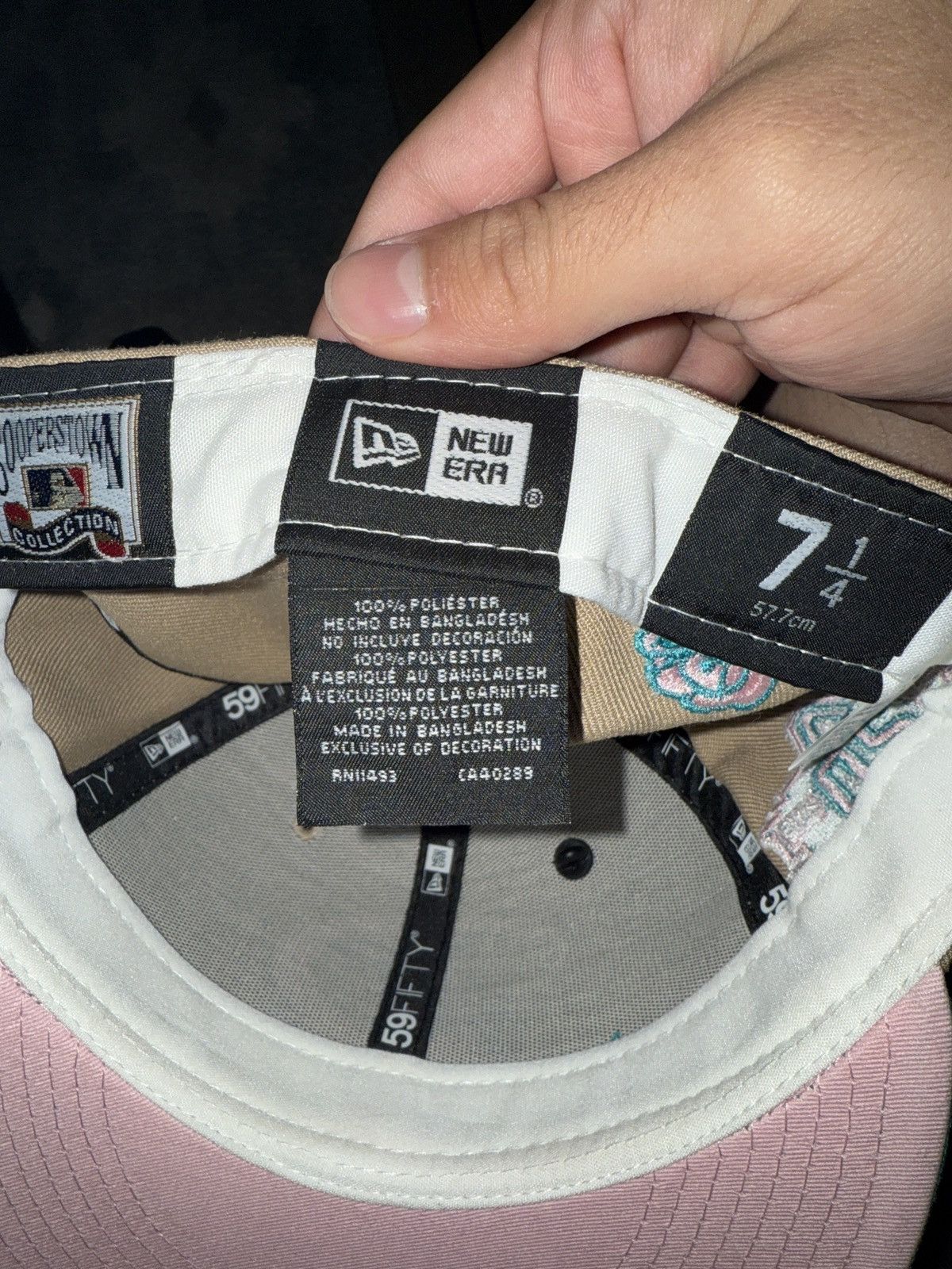 New Era 7 1/4 Arizona Diamondbacks Tan/Pink fitted Size ONE SIZE - 4 Thumbnail