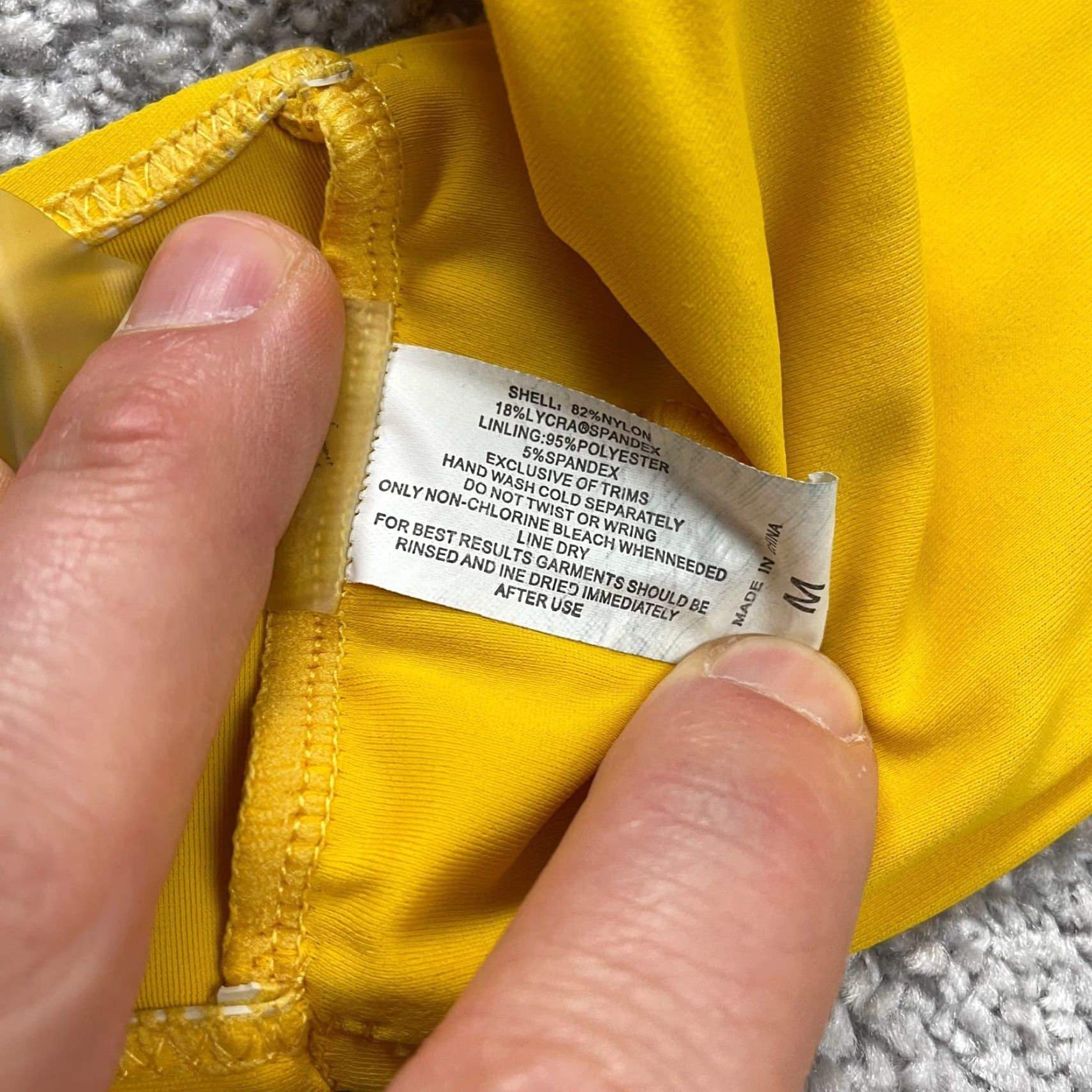 Vintage Unbranded Swimwear Bikini Top Womens Medium Mustard Tie Front Wide Strap Beach Size M / US 6-8 / IT 42-44 - 6 Thumbnail
