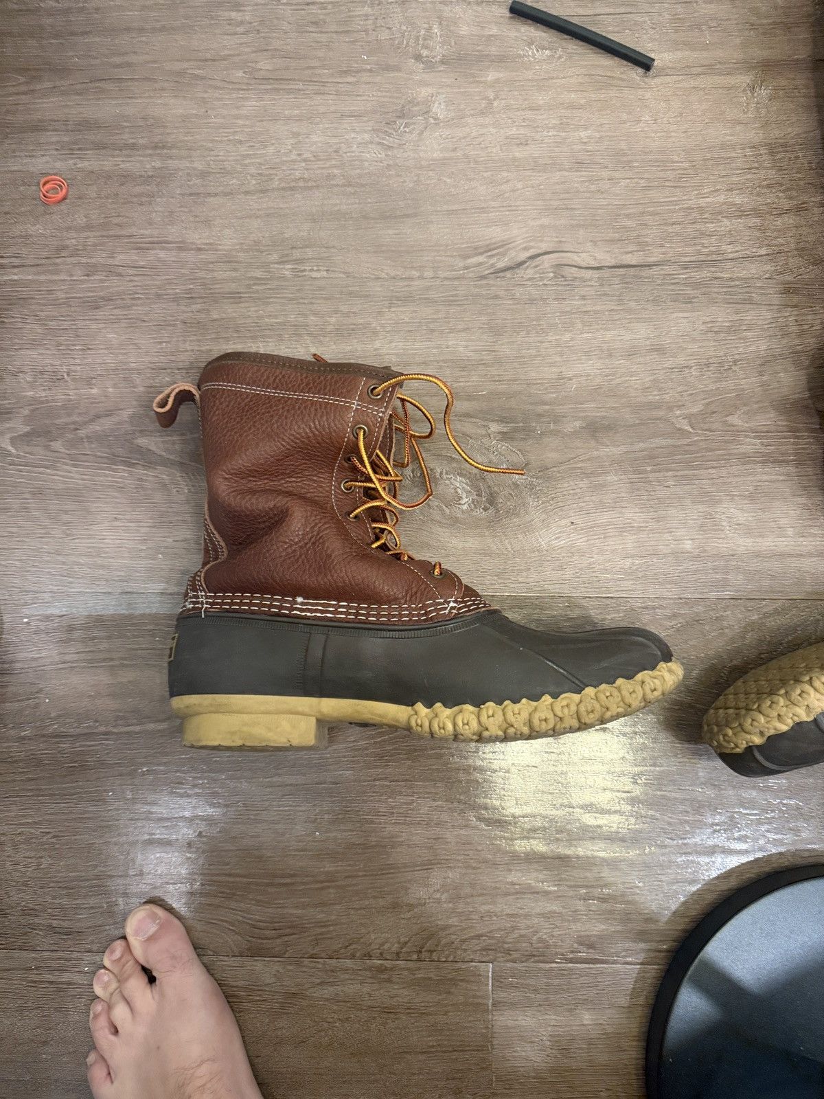 L.L. Bean L.L. Bean Brown Leather Bean Boots sz 10 Size US 10 / EU 43 - 10 Thumbnail