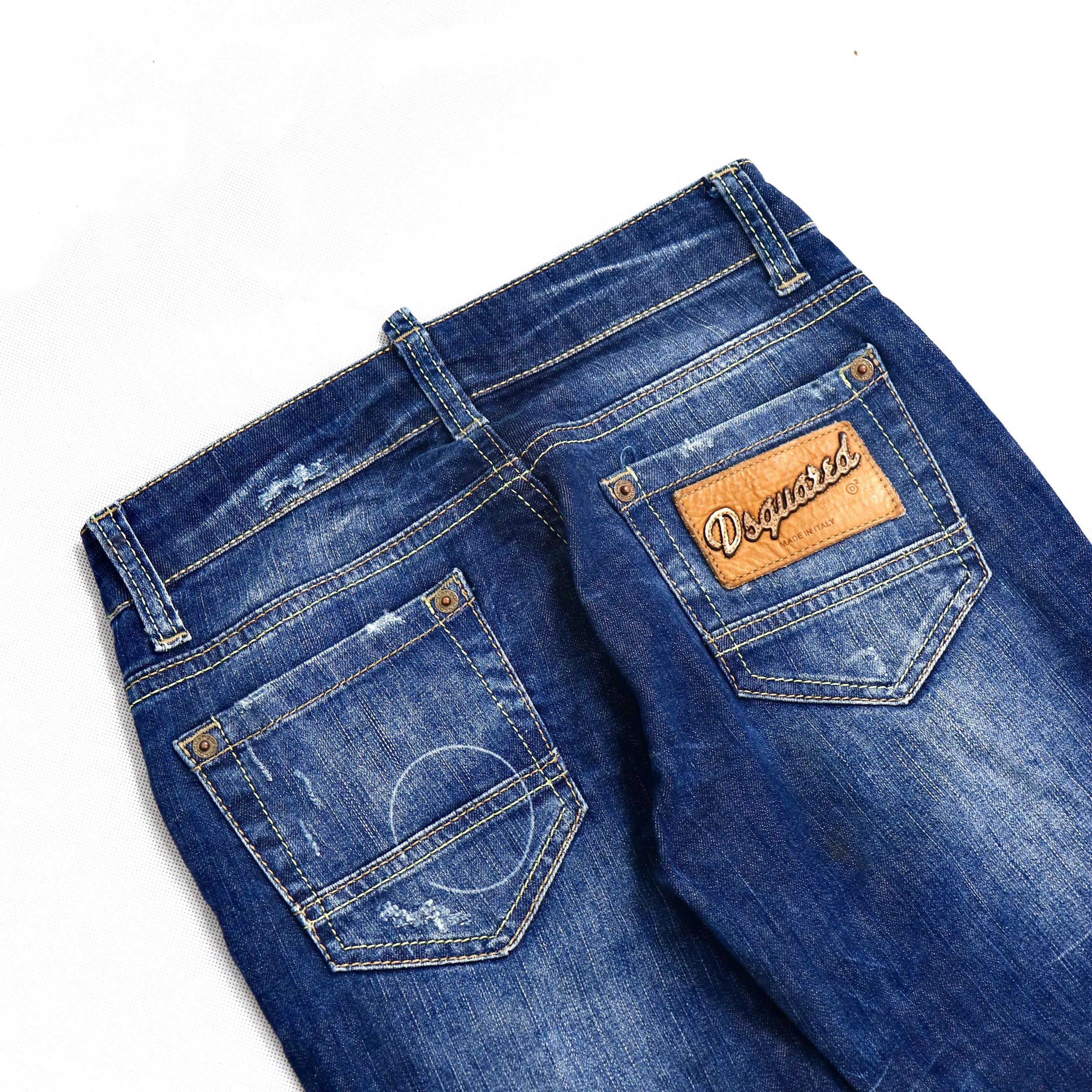 Dsquared2 Vintage Dsquared Skinny Distressed Denim Jeans Size 26" / US 2 / IT 38 - 6 Thumbnail