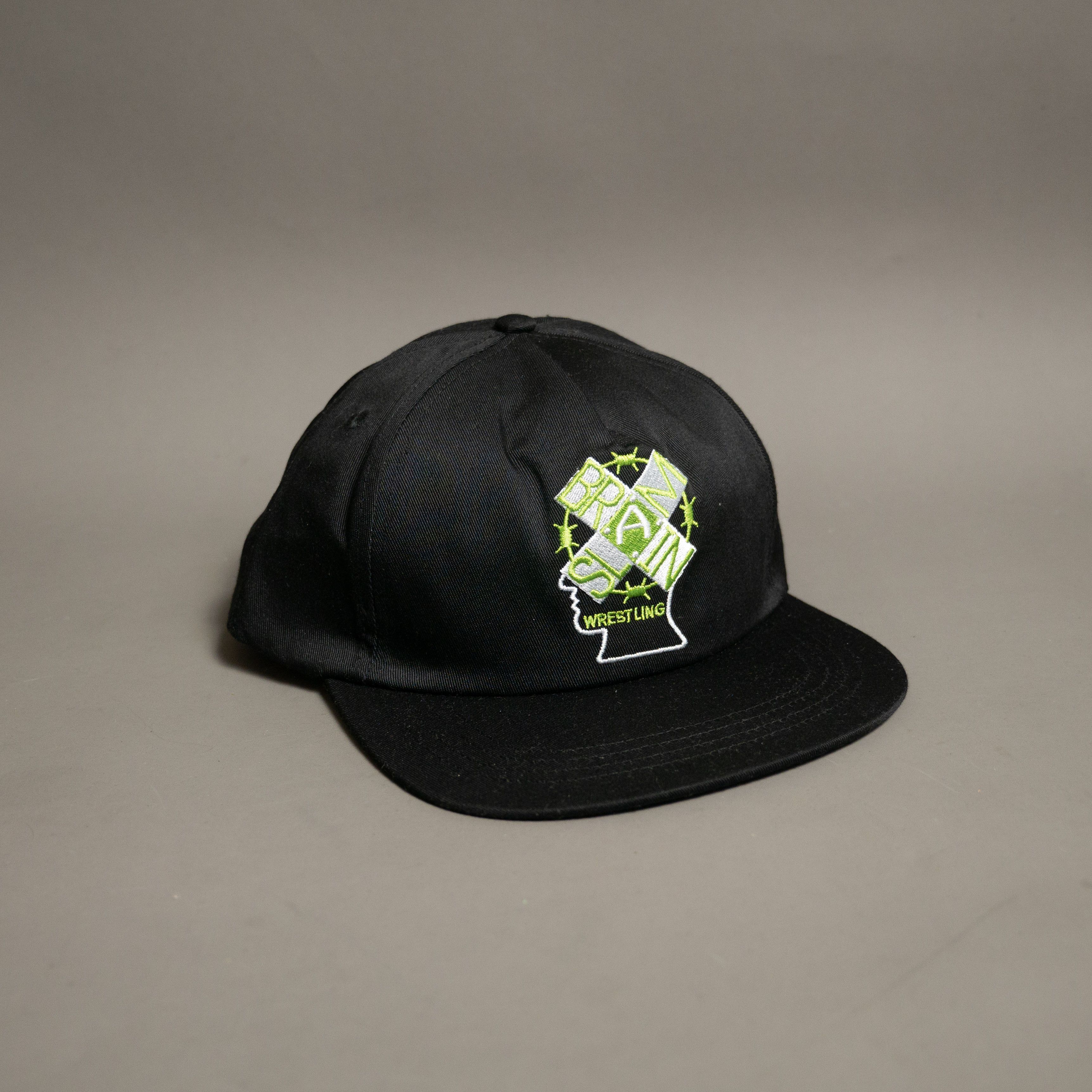 帽子 Brain Slam Wrestling Hat - Black ブレインデッド BRAIN DEAD アメリカ製 BB CAP ロゴ刺繍