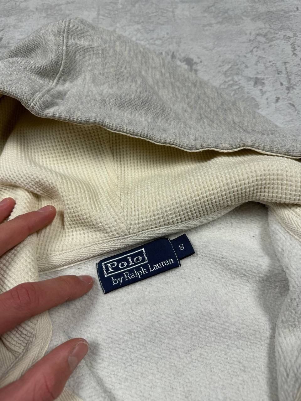 Polo Ralph Lauren Vintage Polo Ralph Lauren Gray Y2K Zip Hoodie Size S Size US S / EU 44-46 / 1 - 11 Thumbnail