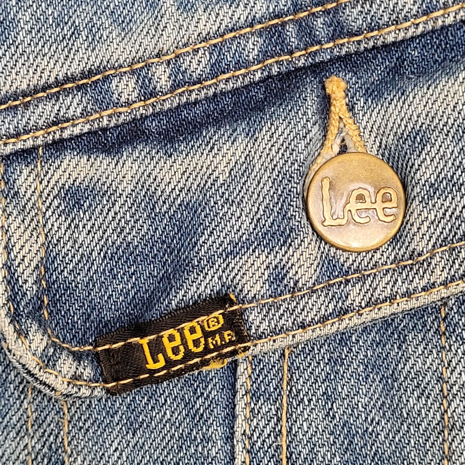 Lee VTG LEE Trucker Denim Jacket Womens L/XL 22x24 Faded Crop Size L / US 10 / IT 46 - 15 Thumbnail