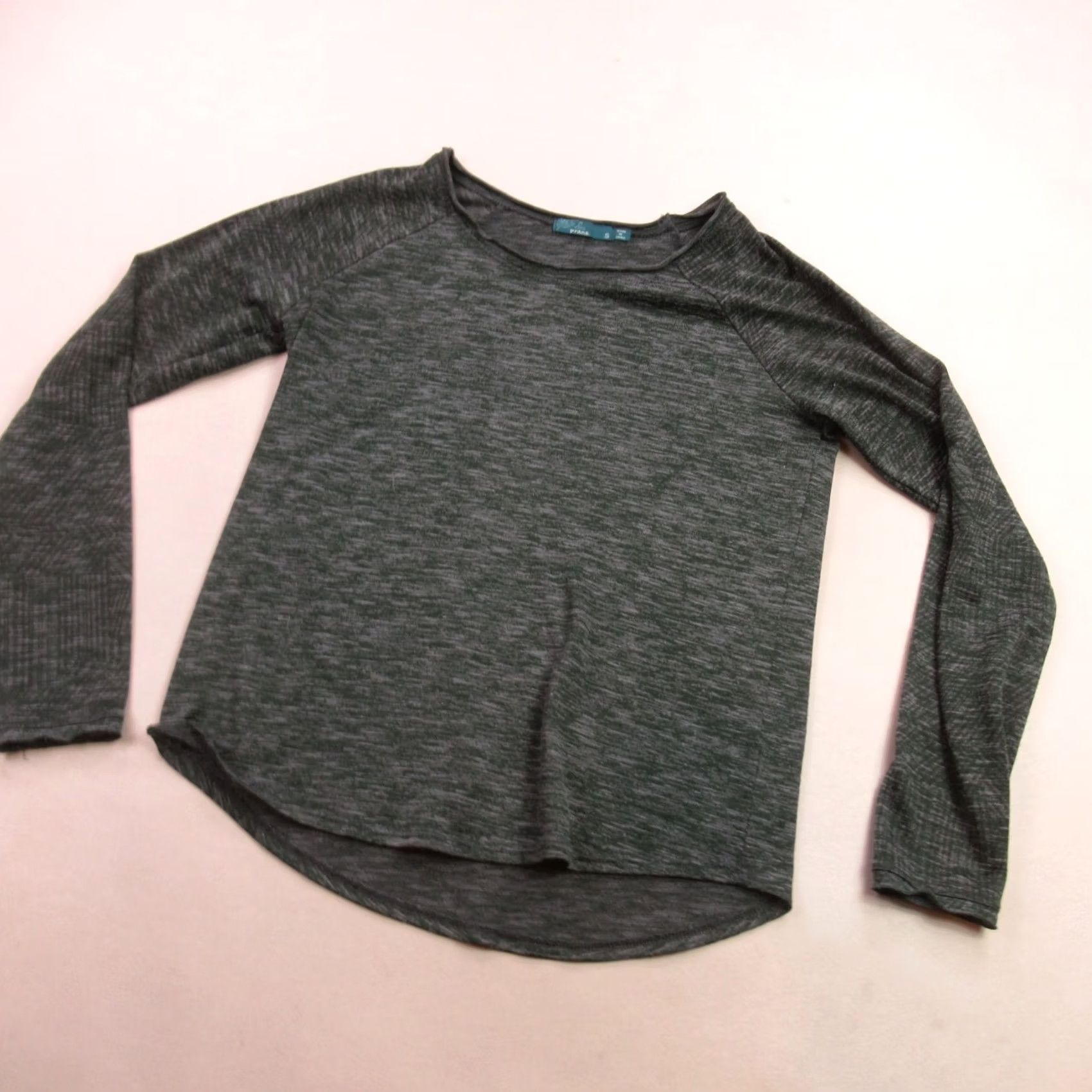 Prana Prana Shirt Womens Small Long Sleeve Pullover Gray Crew Neck Casual Size S / US 4 / IT 40 - 2 Thumbnail