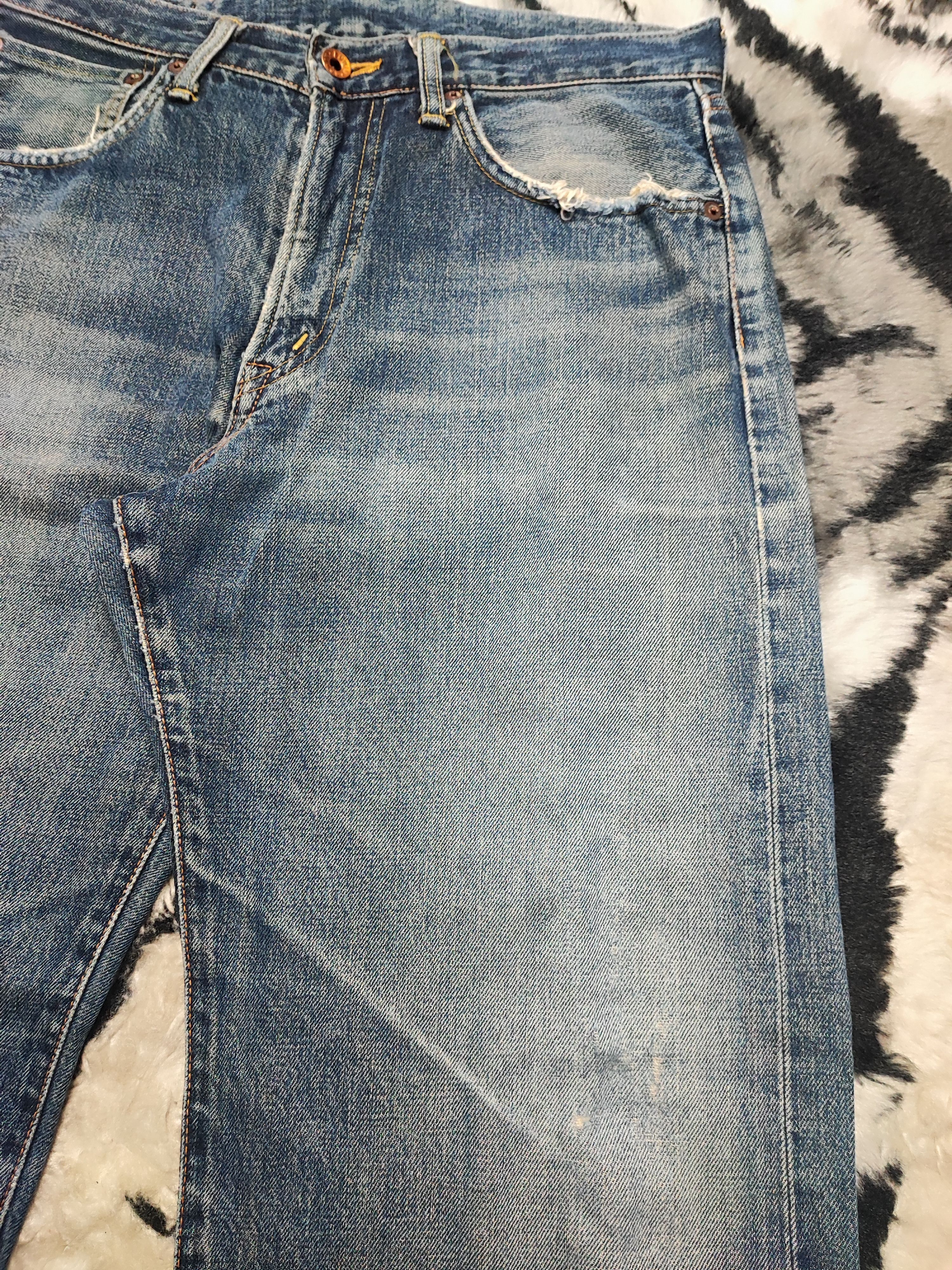 Japanese Brand Vintage Edwin Selvedge 505x Denim Jean Size US 30 / EU 46 - 4 Thumbnail