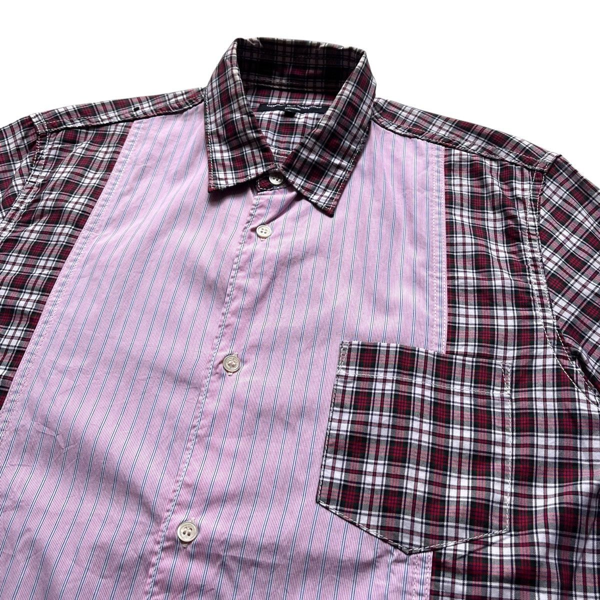 Comme des Garcons × Comme des Garcons Homme × Comme des Garcons Homme Deux SS18 Comme des Garcons Homme Reworked Plaid Hybird Shirt Size US S / EU 44-46 / 1 - 3 Thumbnail