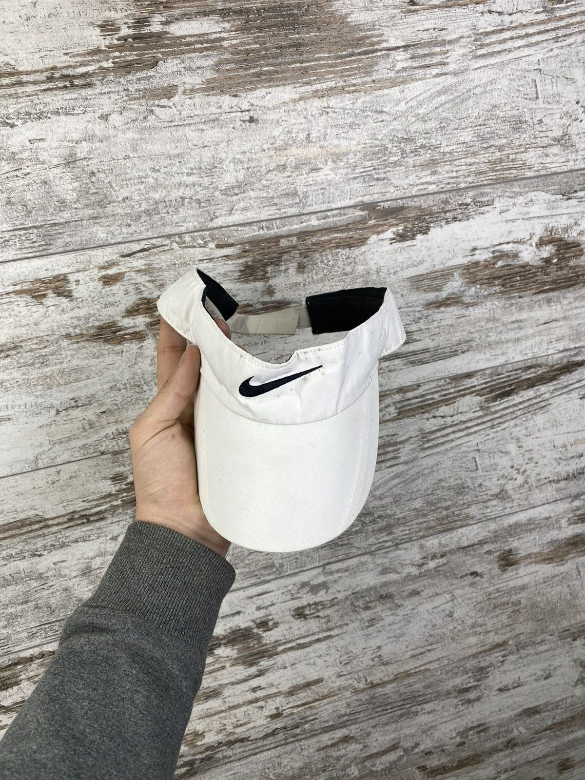Nike × Vintage Unisex Vintage Nike visor hats cap hat y2k drill rare Size ONE SIZE - 1 Thumbnail