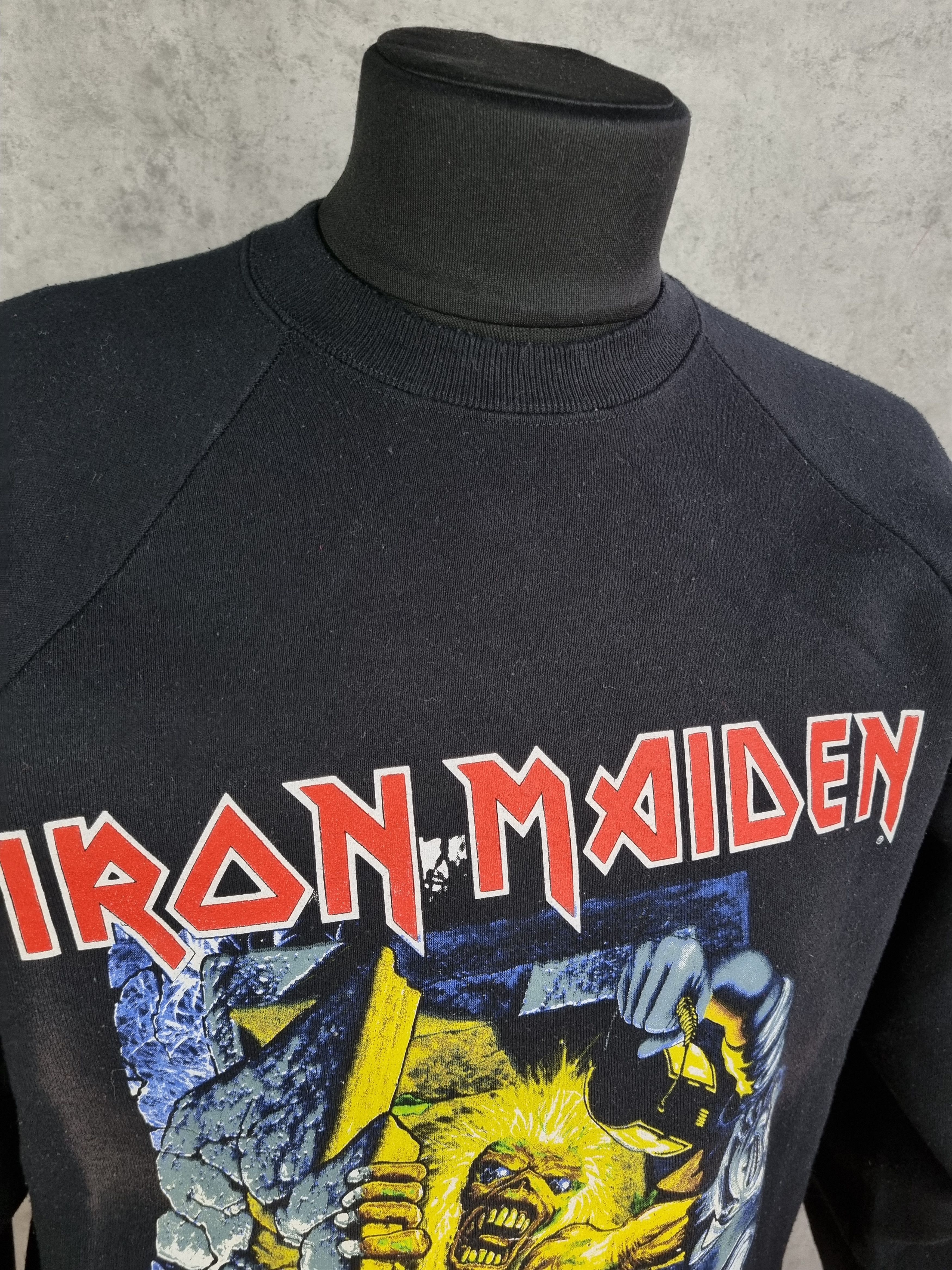 Iron Maiden × Vintage 90s Iron Maiden Big Print Vintage Hoodie Size US XL / EU 56 / 4 - 10 Thumbnail