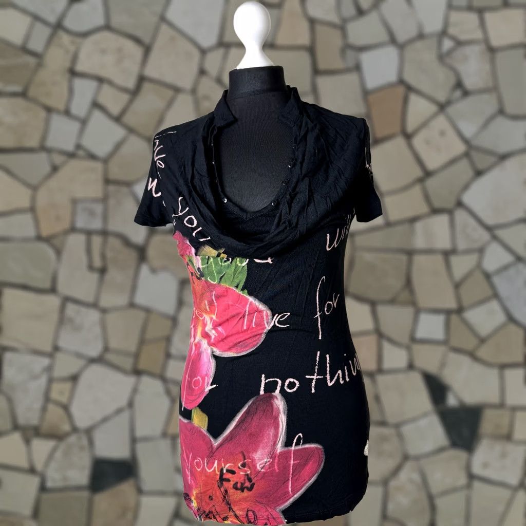 Desigual Desigual black shirt tunic Womens Size S Size S / US 4 / IT 40 - 1 Thumbnail