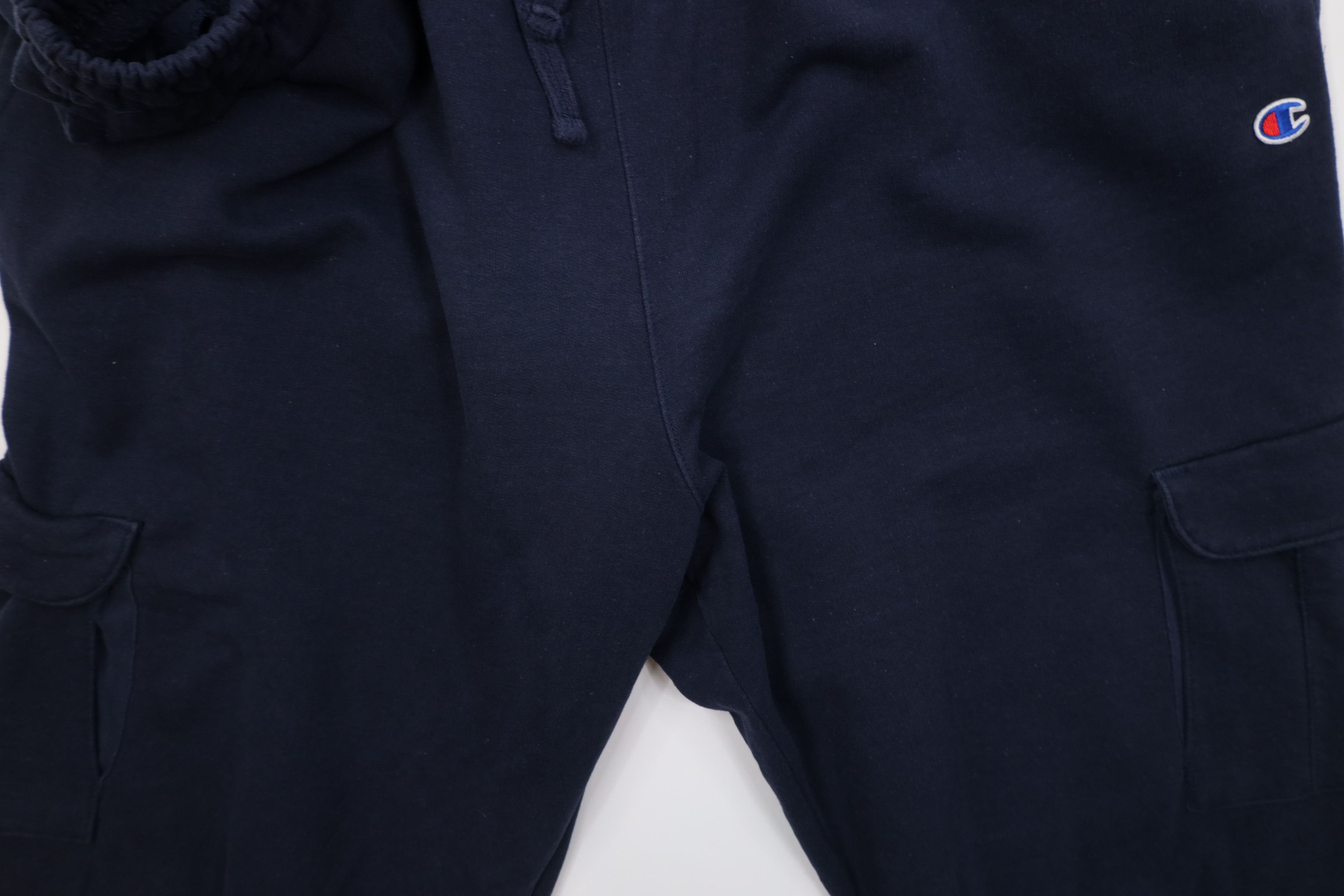 Champion Vintage Y2K Champion Wide Leg Cargo Sweatpants Pants Blue Size US 40 / EU 56 - 7 Thumbnail