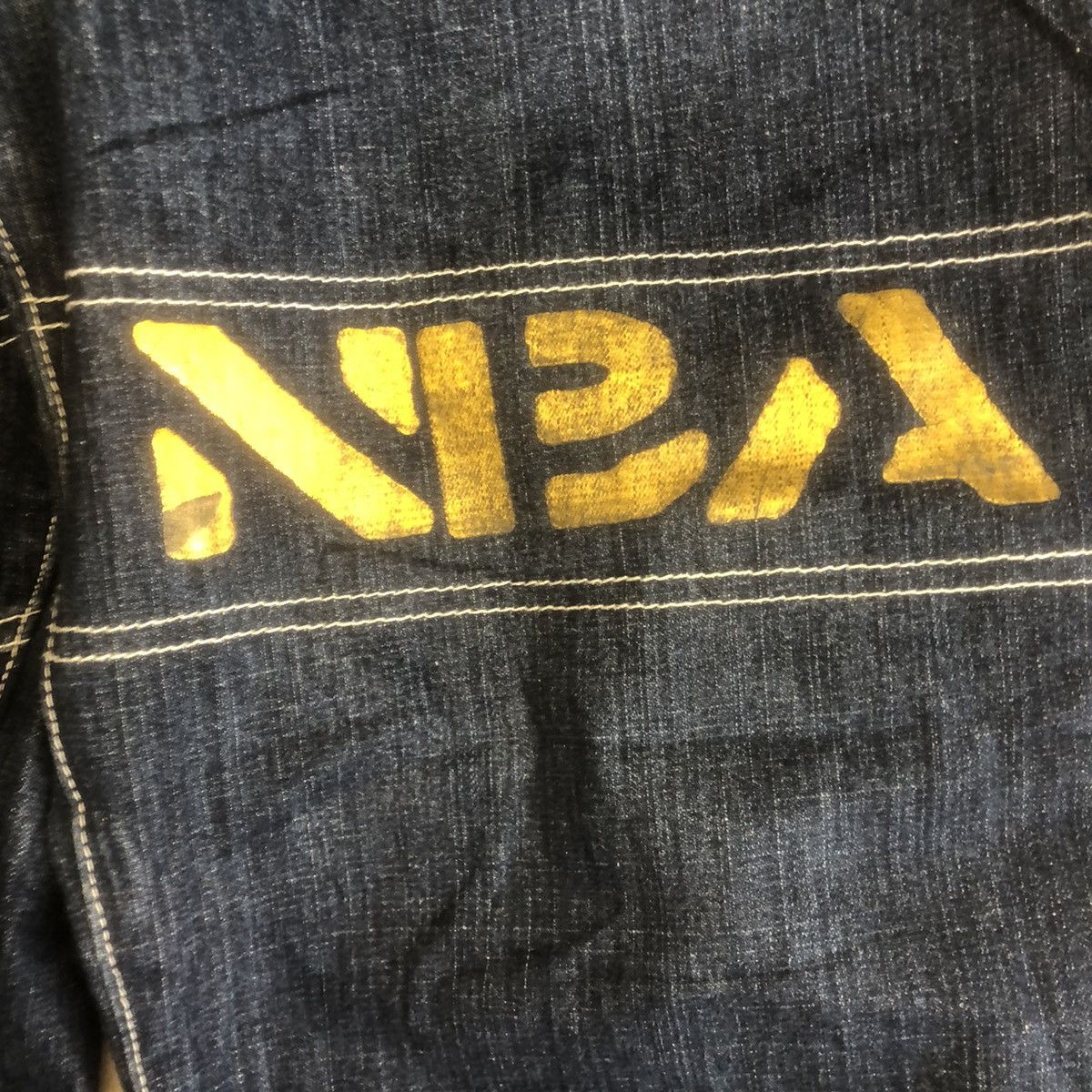 Designer × NBA × Vintage Vintage NBA Jeans Team UNK Denim est 1996 Size US 36 / EU 52 - 8 Thumbnail
