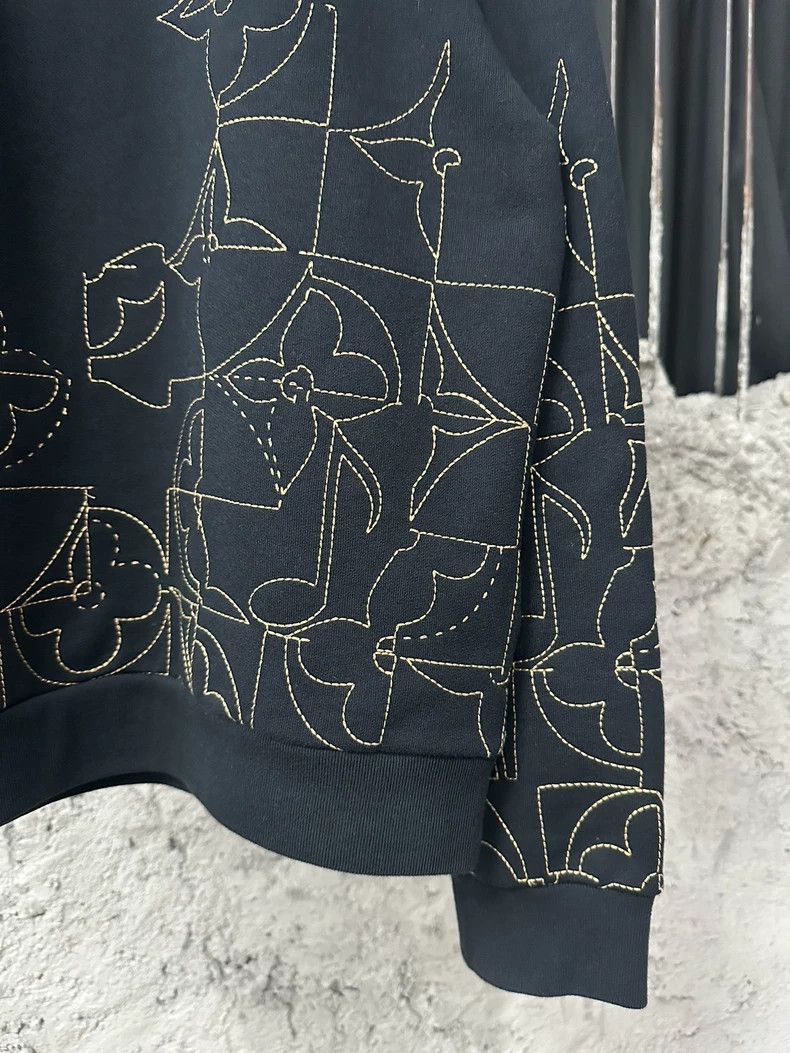 Louis Vuitton Louis Vuitton Logo Embroidered Sweatshirt-2506 Size US L / EU 52-54 / 3 - 5 Thumbnail