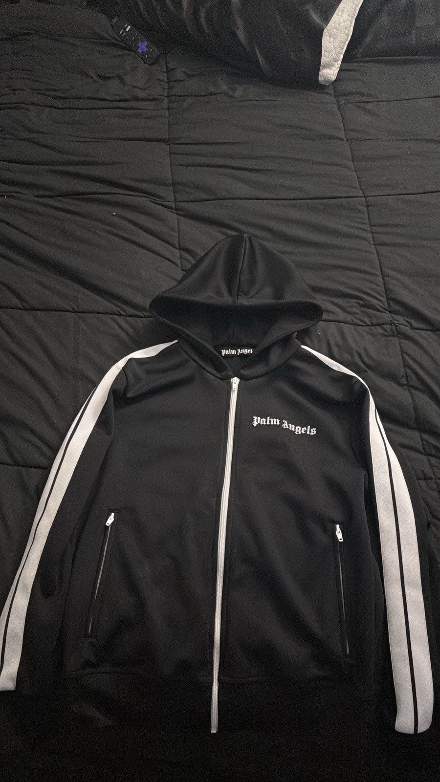 Palm Angels Palm Angels Hooded Track Jacket Size US M / EU 48-50 / 2 - 1 Thumbnail